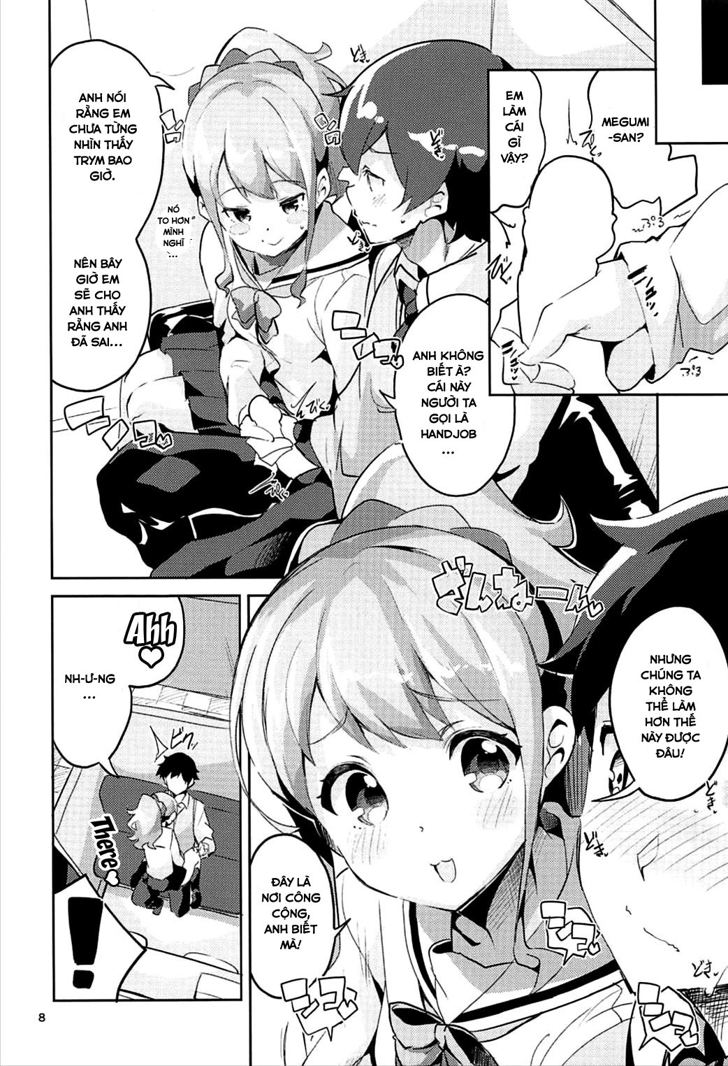 Đọc truyện hentai Cùng Megumi ở quán cafe internet (Eromanga Sensei) - Oneshot