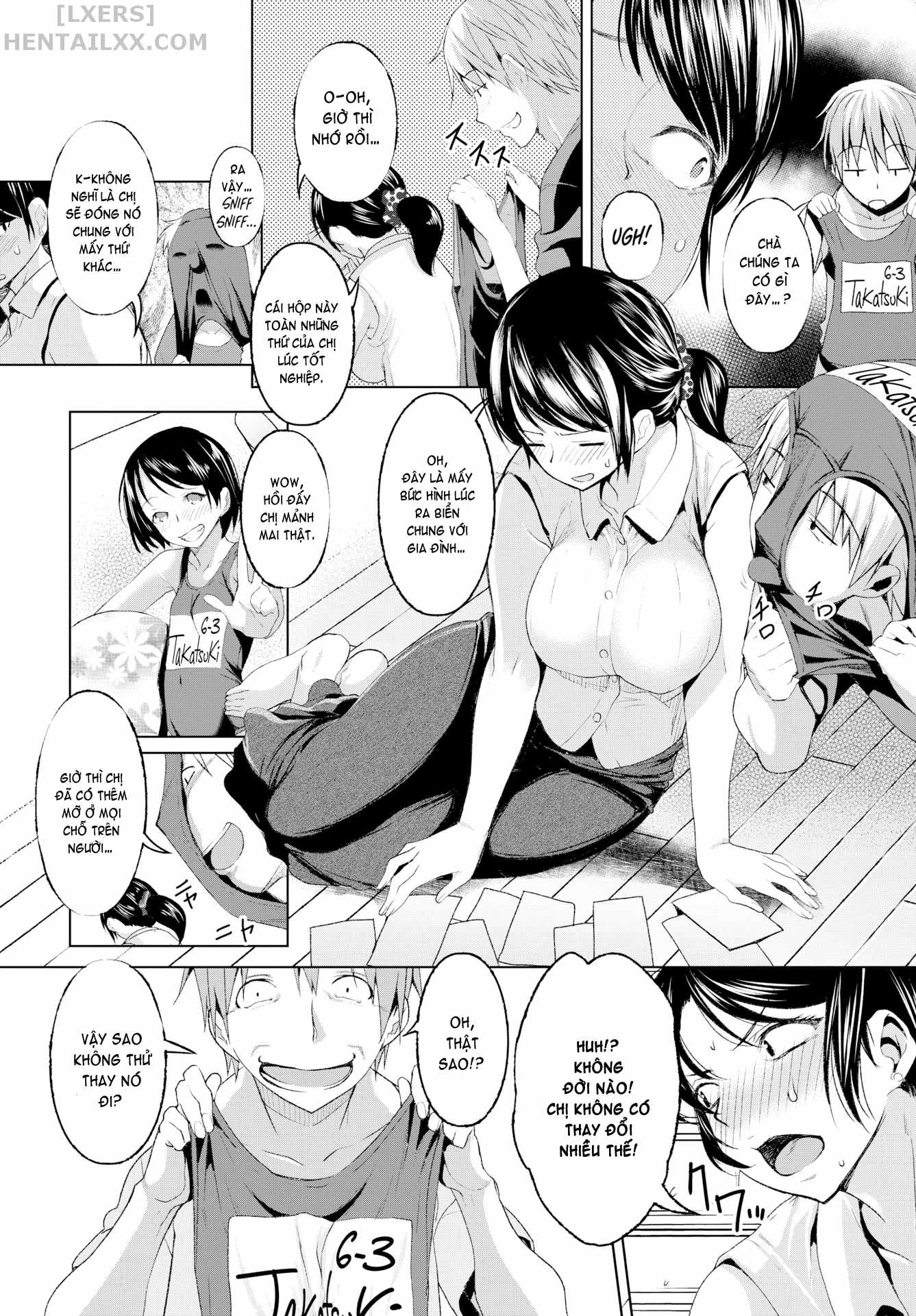 Đọc truyện hentai When You Squeeze a Juicy Body into a School Swimsuit - Oneshot