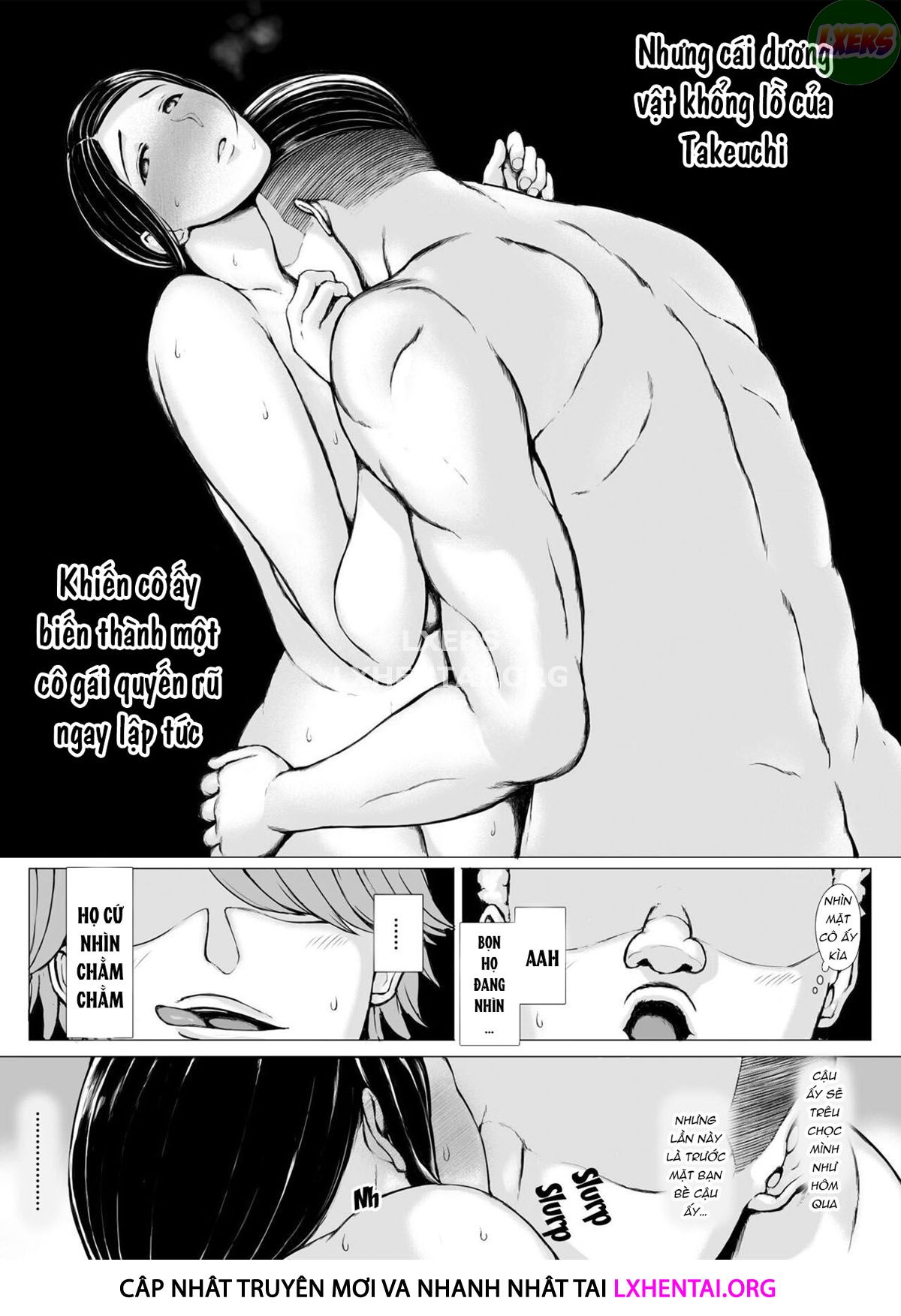 Đọc truyện hentai Hahagui Ottori Okaasan ga Toshishita Yarichin ni Nerawareru Toki - Chap 3A