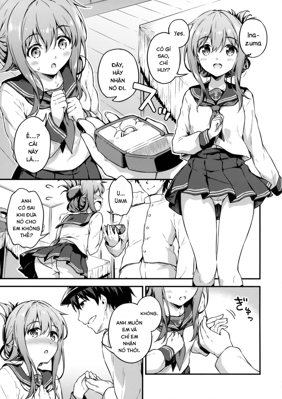 Đọc truyện hentai Inazuma to Kekkon Shoya Kakkokari (Kantai Collection -KanColle-) - Oneshot