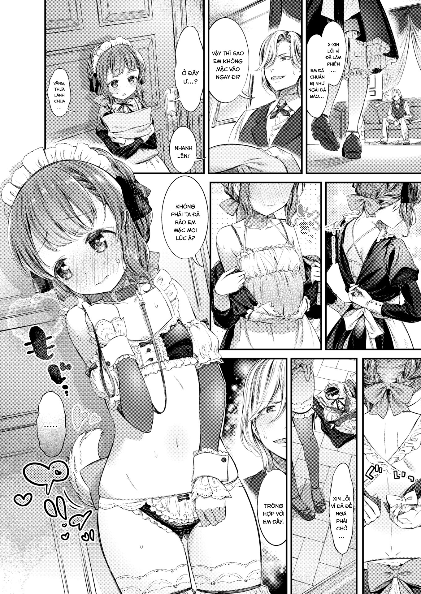 Đọc truyện hentai Công Việc Của Hầu Gái - Oneshot