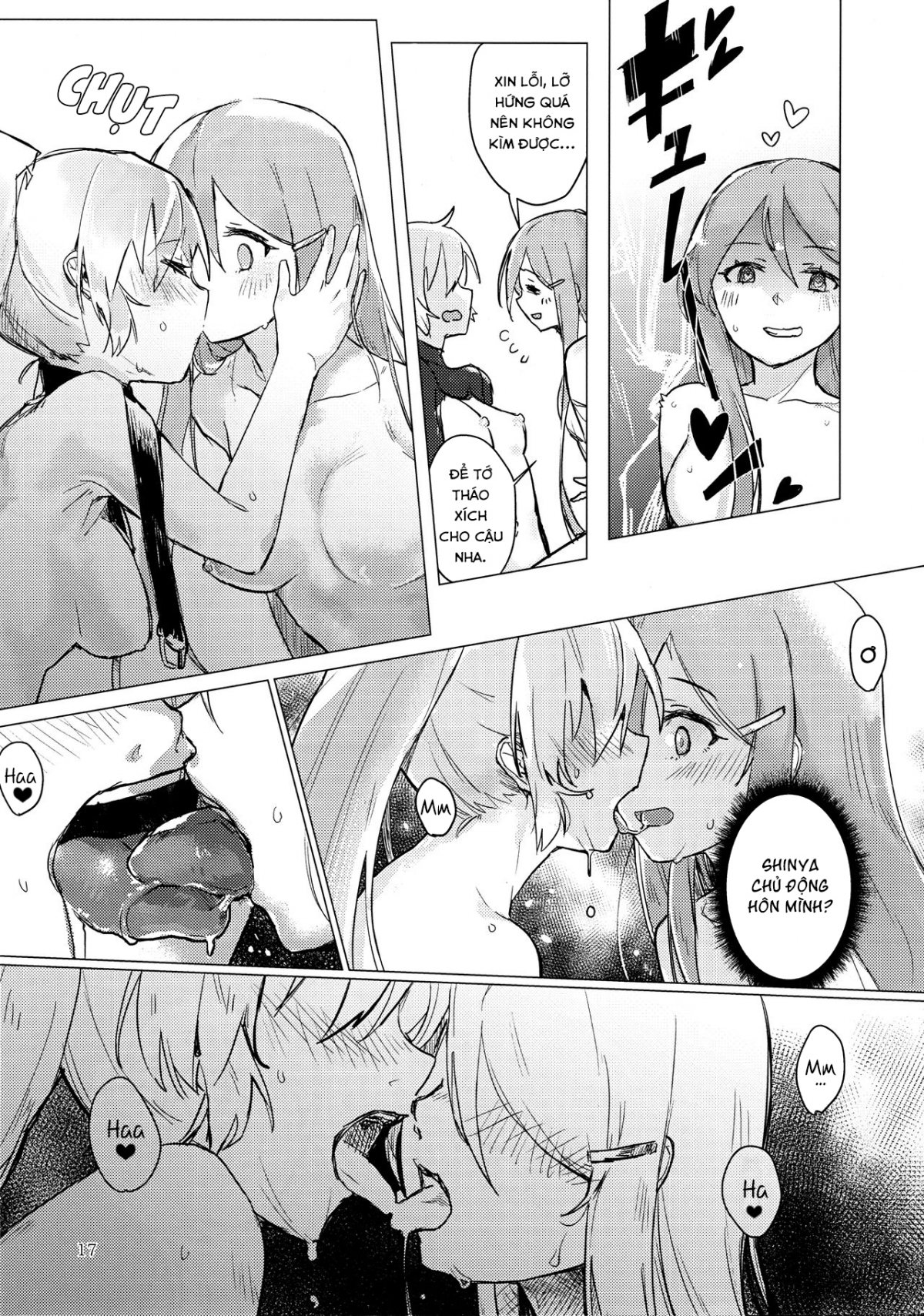 Đọc truyện hentai Yakousei no Shoujo Futari - Oneshot