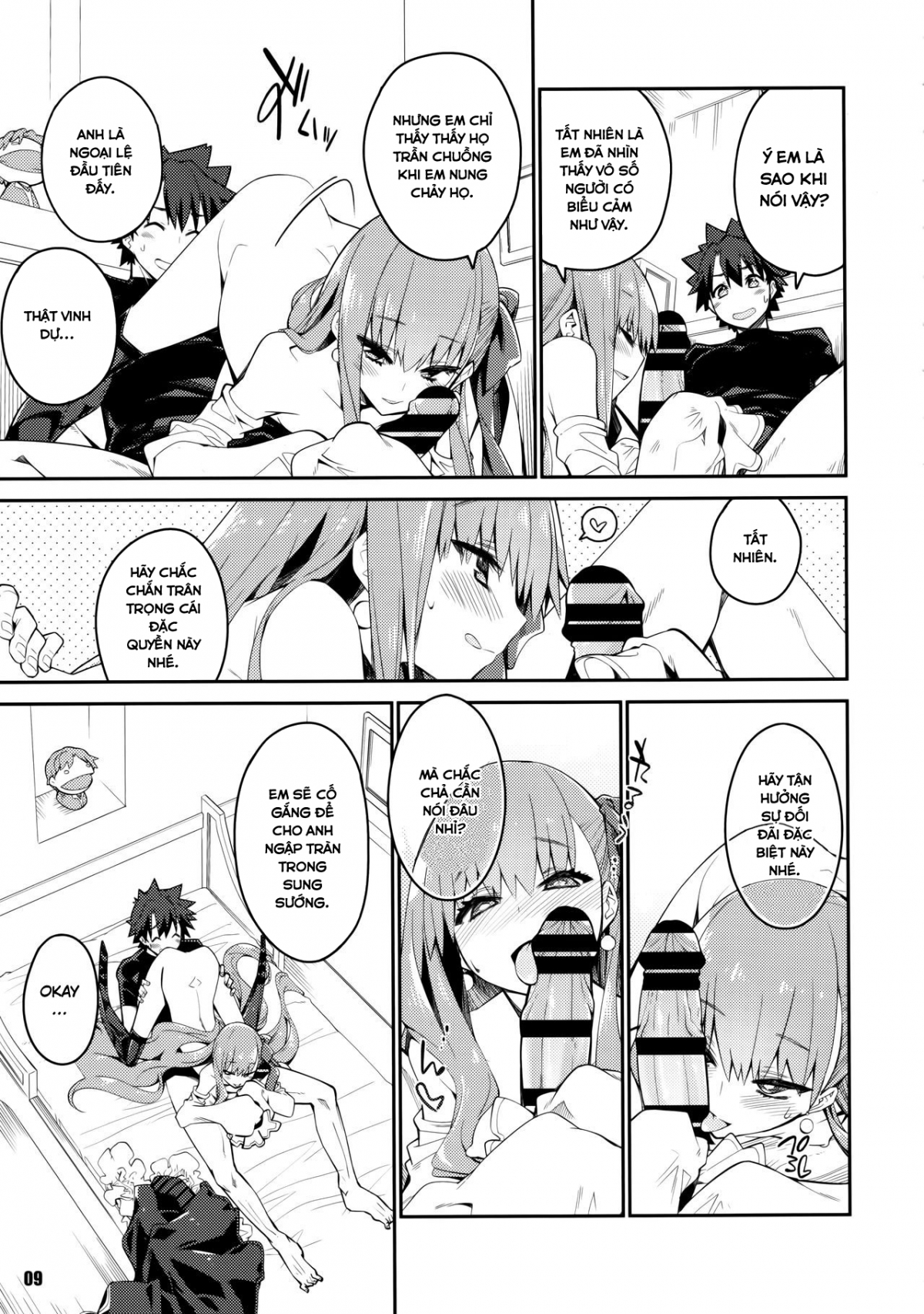 Đọc truyện hentai Hoa hồng vàng cho đôi môi ấy - Oneshot