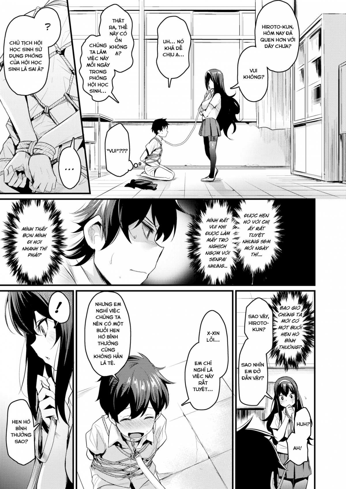 Đọc truyện hentai Hội trưởng xinh đẹp mê Bondage! - Oneshot