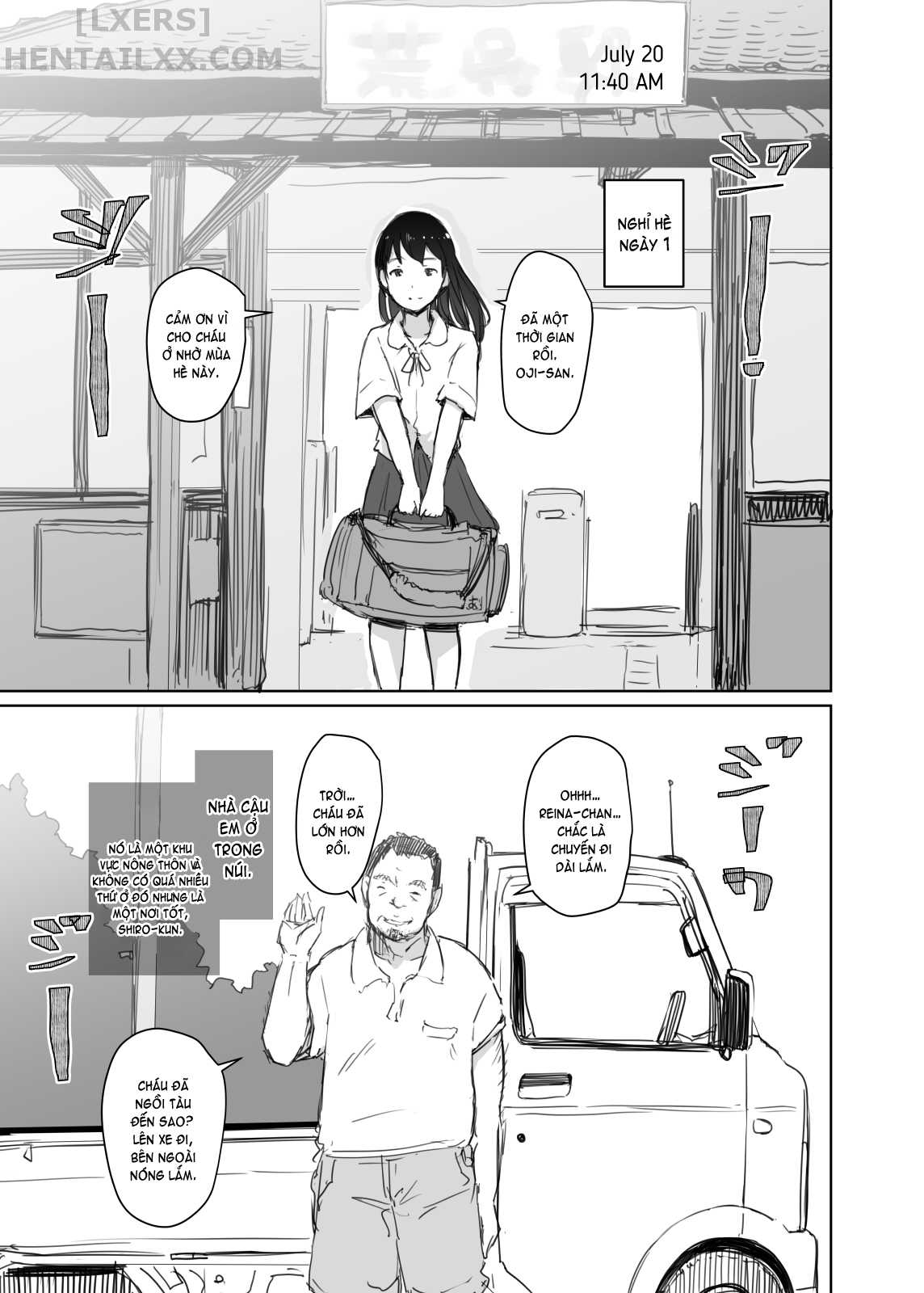Đọc truyện hentai My Girlfriend Who Couldn’t Meet Summer Vacation - Oneshot