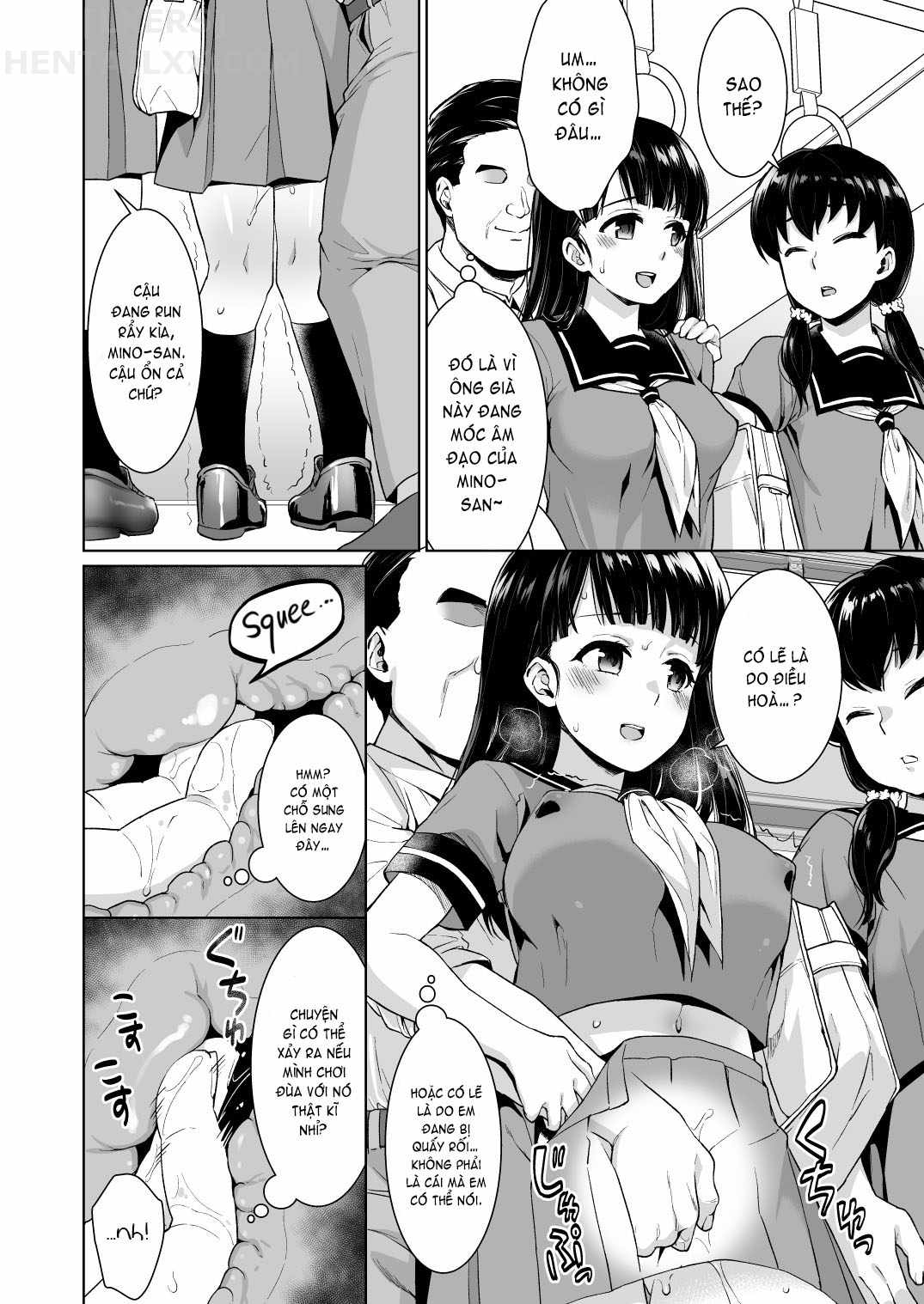 Đọc truyện hentai Iya Da To Ienai Jimikei Shoujo - Chap 4 - To Chikan Densha