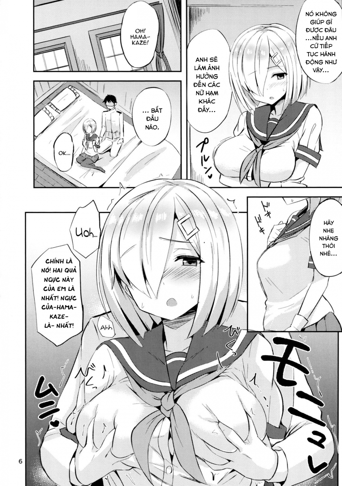 Đọc truyện hentai Hamakaze ni Iyasaretai - Oneshot