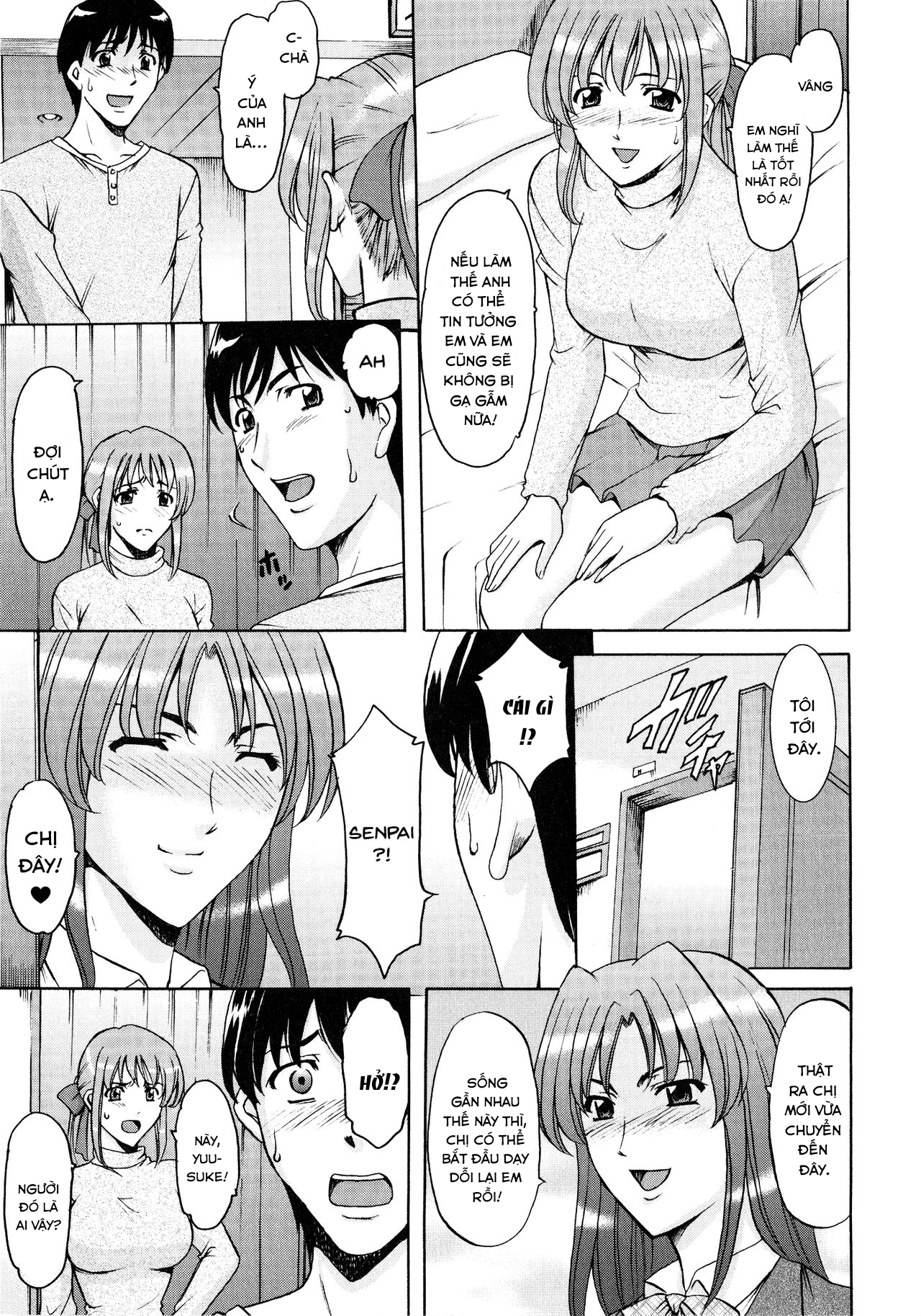 Đọc truyện hentai Yuuwaku no Toshiue Apartment - Chap 9 end