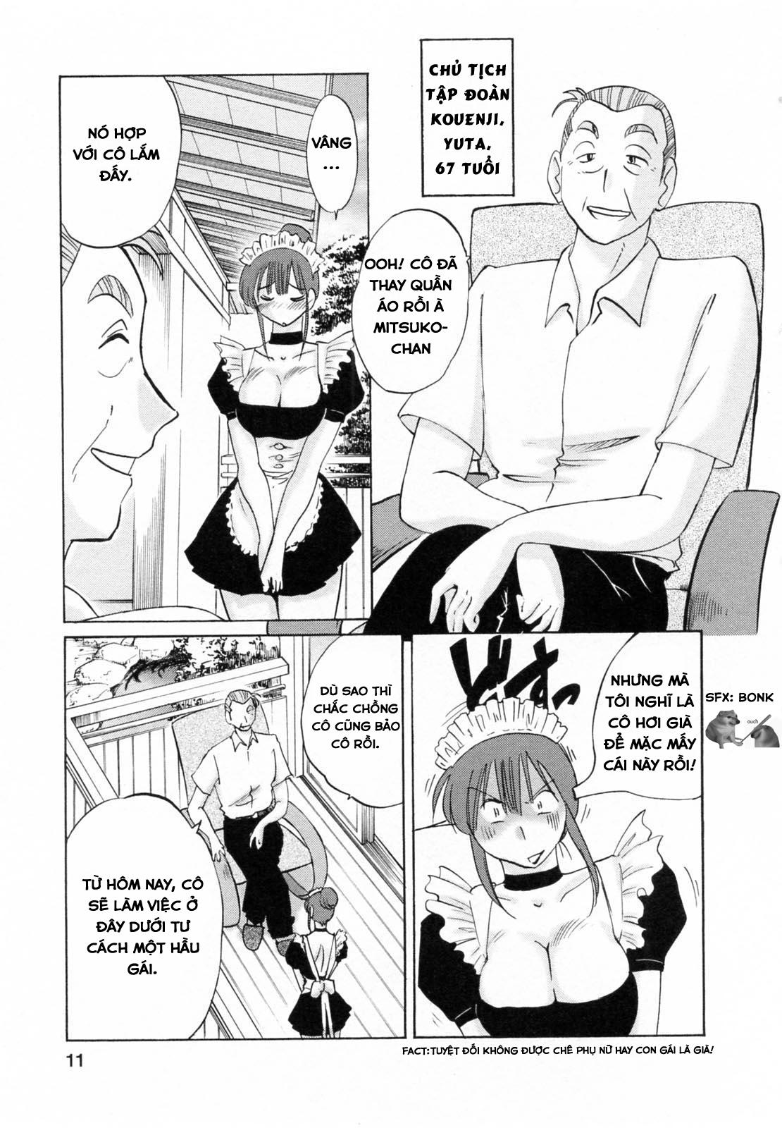 Đọc truyện hentai Maid No Mitsuko-San Vol.1 - Chap 1: Bắt đầu làm hầu gái.