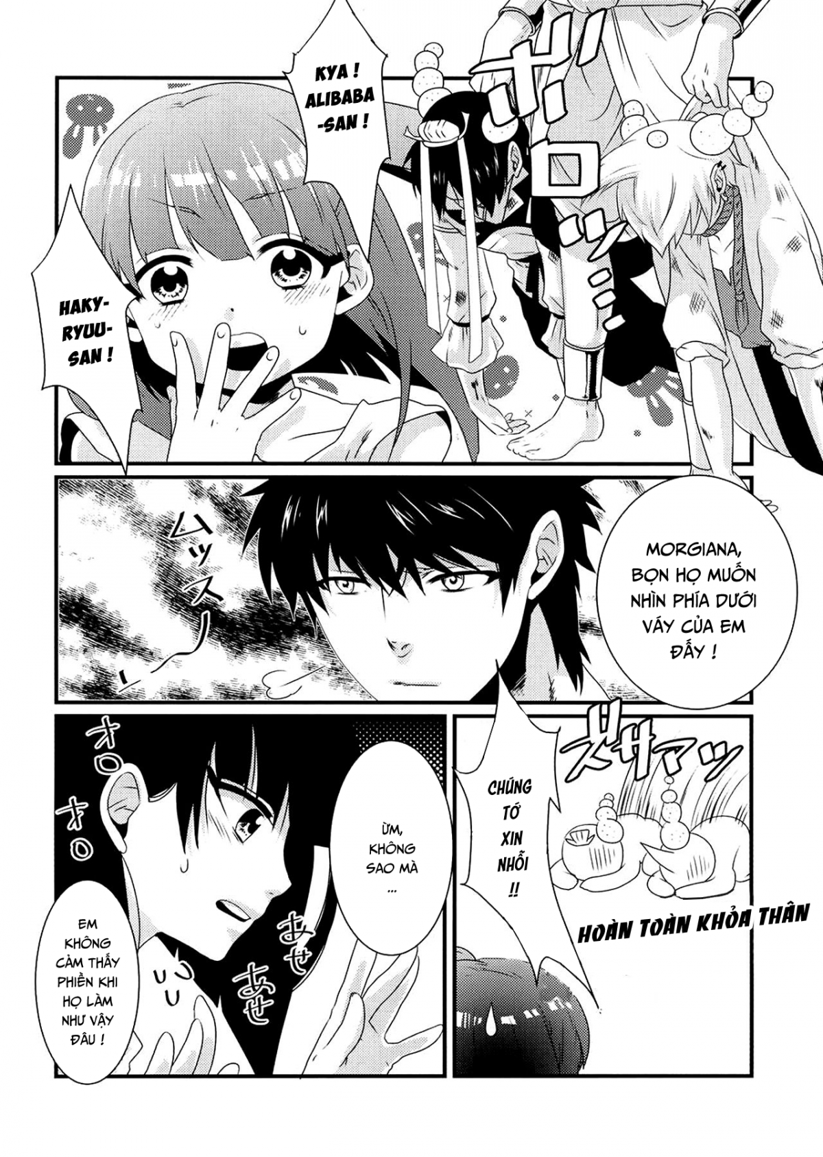 Đọc truyện hentai Lần đầu Morgiana mặc quần lót - Oneshot