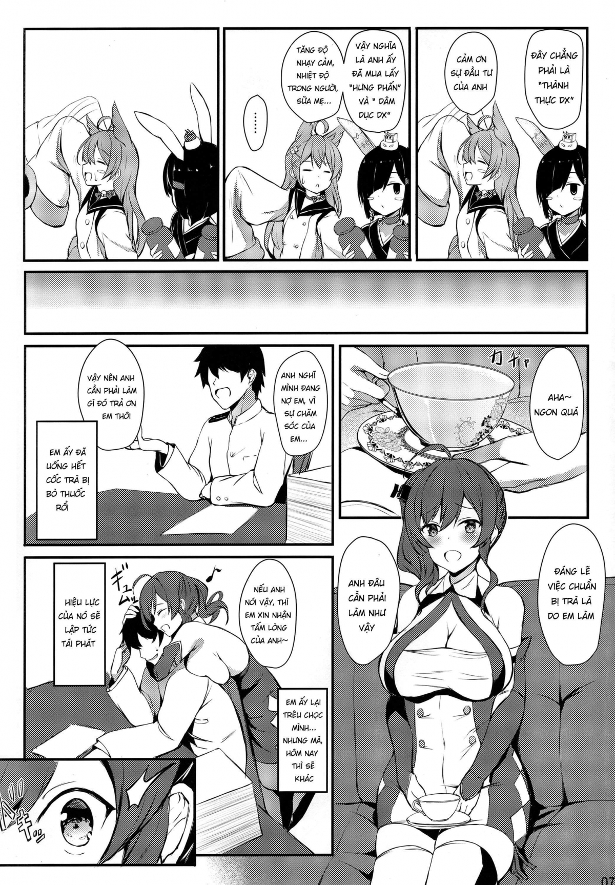 Đọc truyện hentai Cốc Trà Của Sự Dâm Dục ( Azur Lane ) - Oneshot Đậm Đà