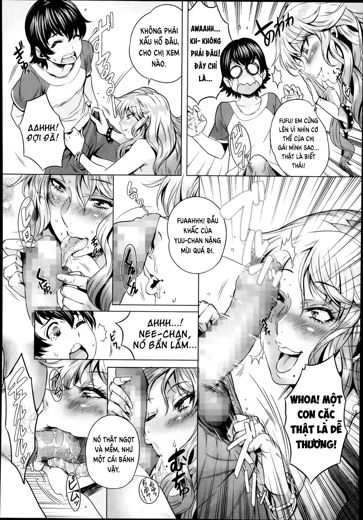 Đọc truyện hentai Bà chị vừa về nước đã bị tôi cho một đống tinh vào mồm - Oneshot