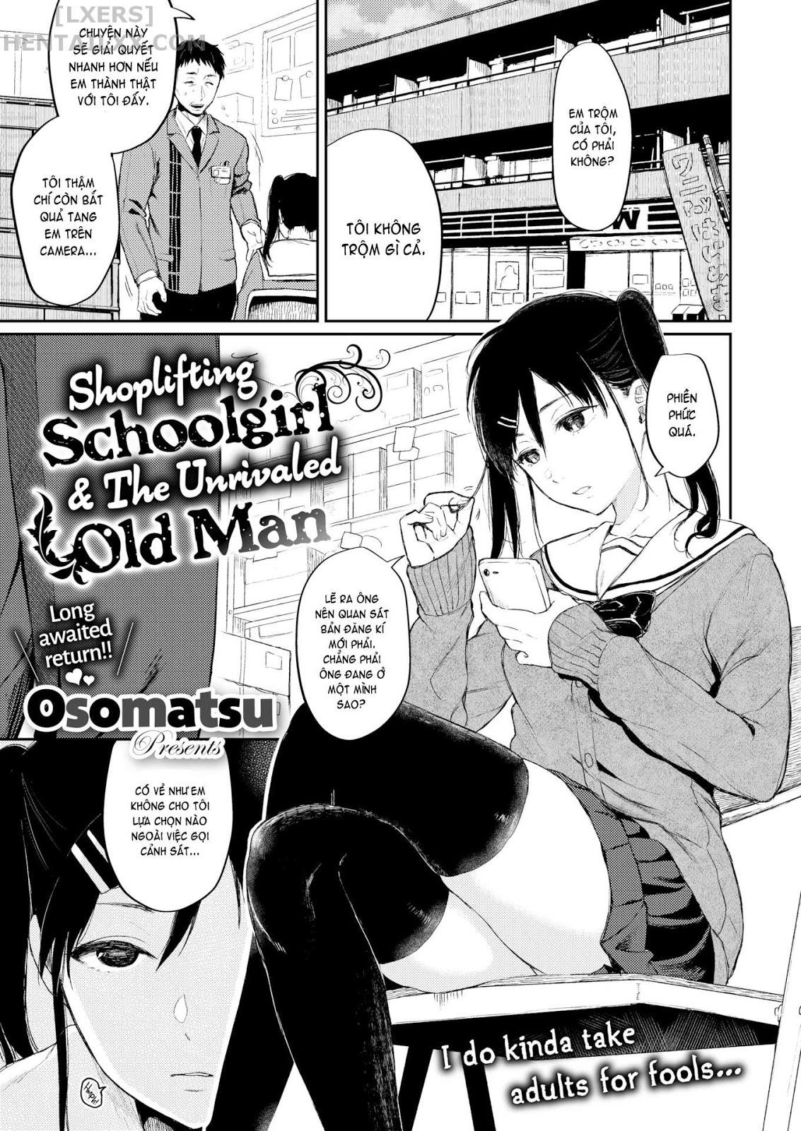 Đọc truyện hentai Nữ sinh ăn trộm & ông già - Oneshot