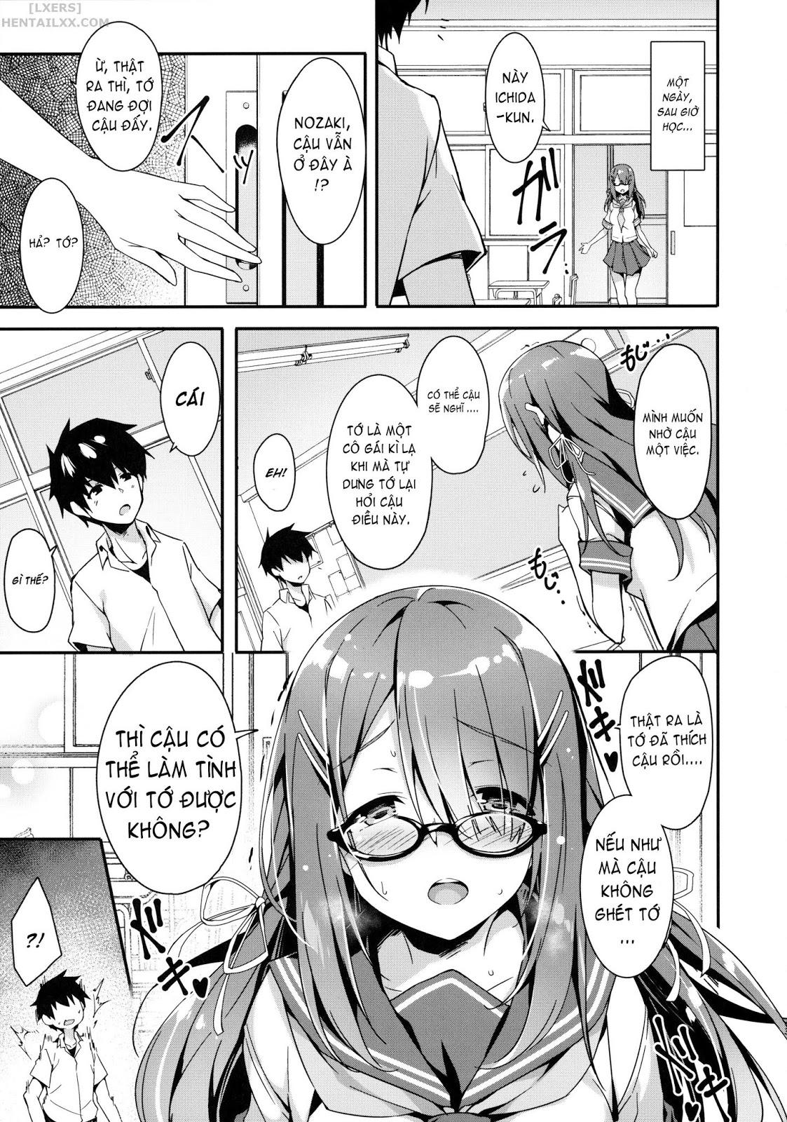 Đọc truyện hentai Akogare no Kanojo to Punt no Zureta Boku - Oneshot