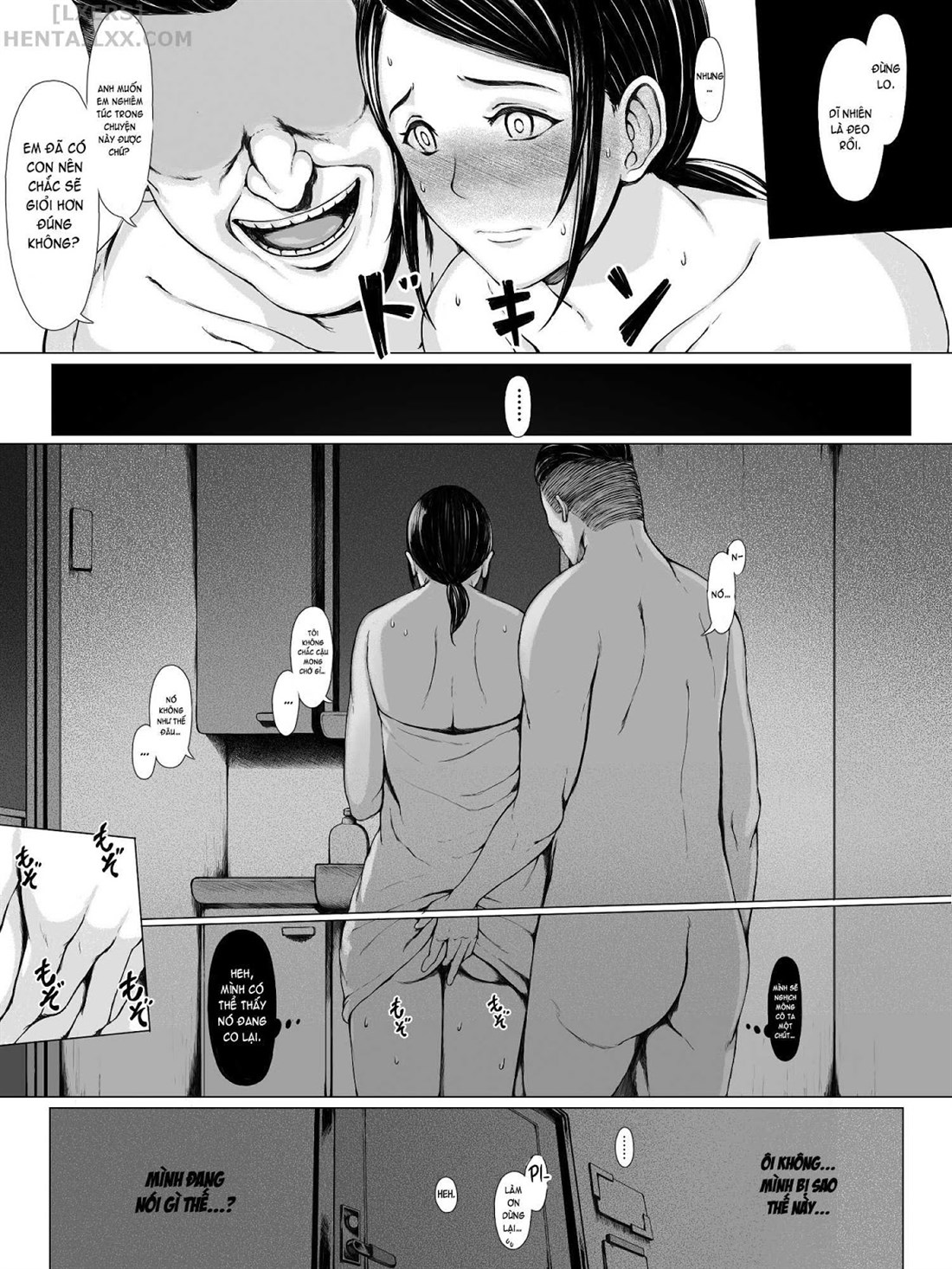 Đọc truyện hentai Hahagui Ottori Okaasan ga Toshishita Yarichin ni Nerawareru Toki - Chap 1B