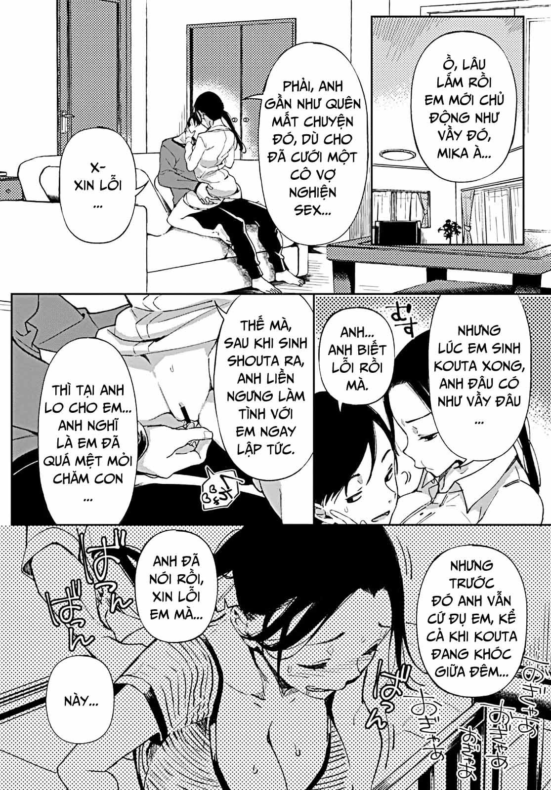 Đọc truyện hentai Jitsubo no Kyonyuu o Musaboru Shota wa Aijou to Bonyuu o Sosogareru - Oneshot