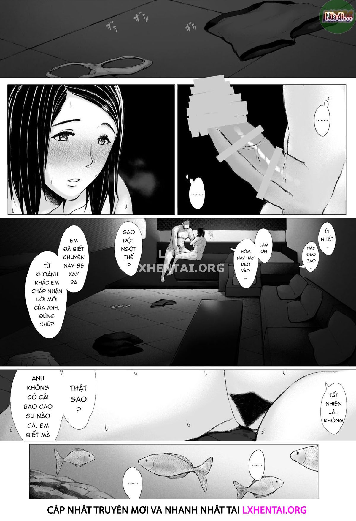Đọc truyện hentai Hahagui Ottori Okaasan ga Toshishita Yarichin ni Nerawareru Toki - Chap 3C | END