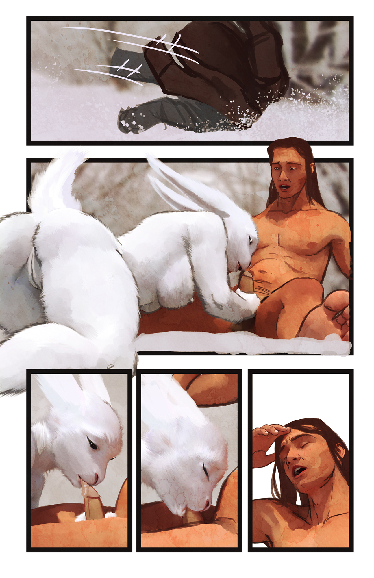 Đọc truyện hentai Snow Buns - Oneshot