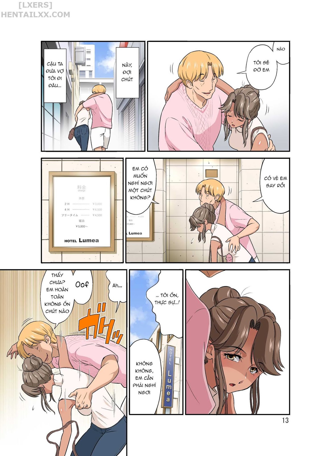 Đọc truyện hentai Khi tôi đang đi công tác, vợ tôi có chuyến đi NTR - Oneshot