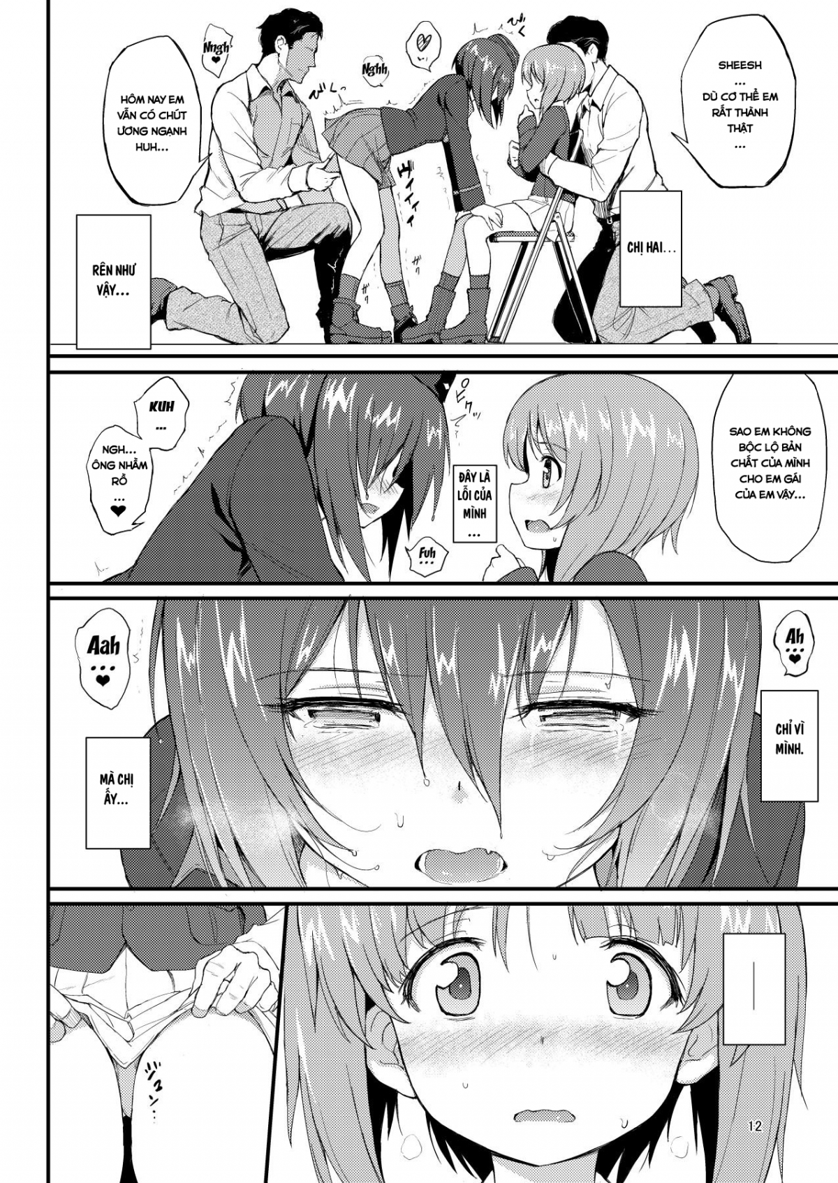 Đọc truyện hentai Nishizumi Shimai Ryoujoku - Oneshot