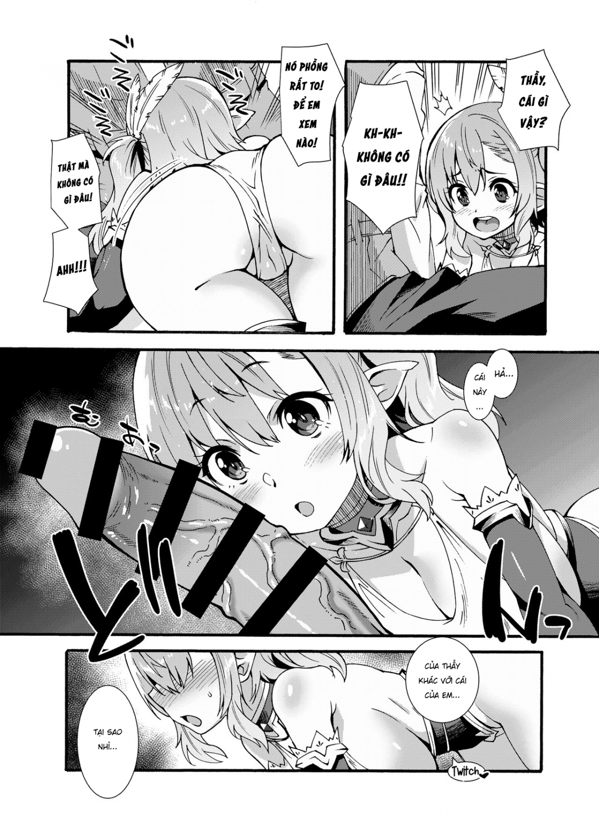 Đọc truyện hentai Sukebe Elf Tanbouki - Bé elf ngọt nước