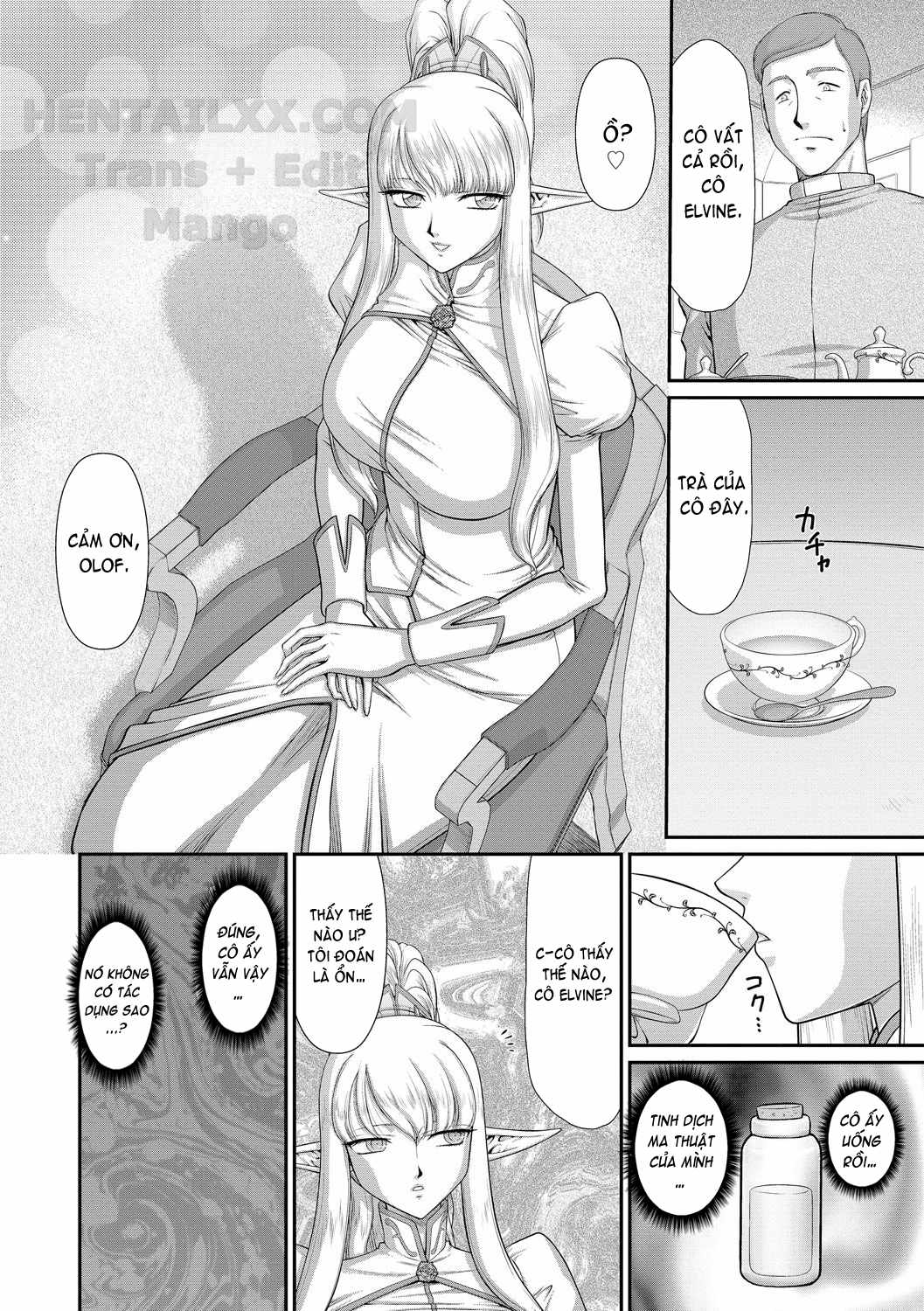 Đọc truyện hentai Inraku No Seijo Elvine - Chap 1