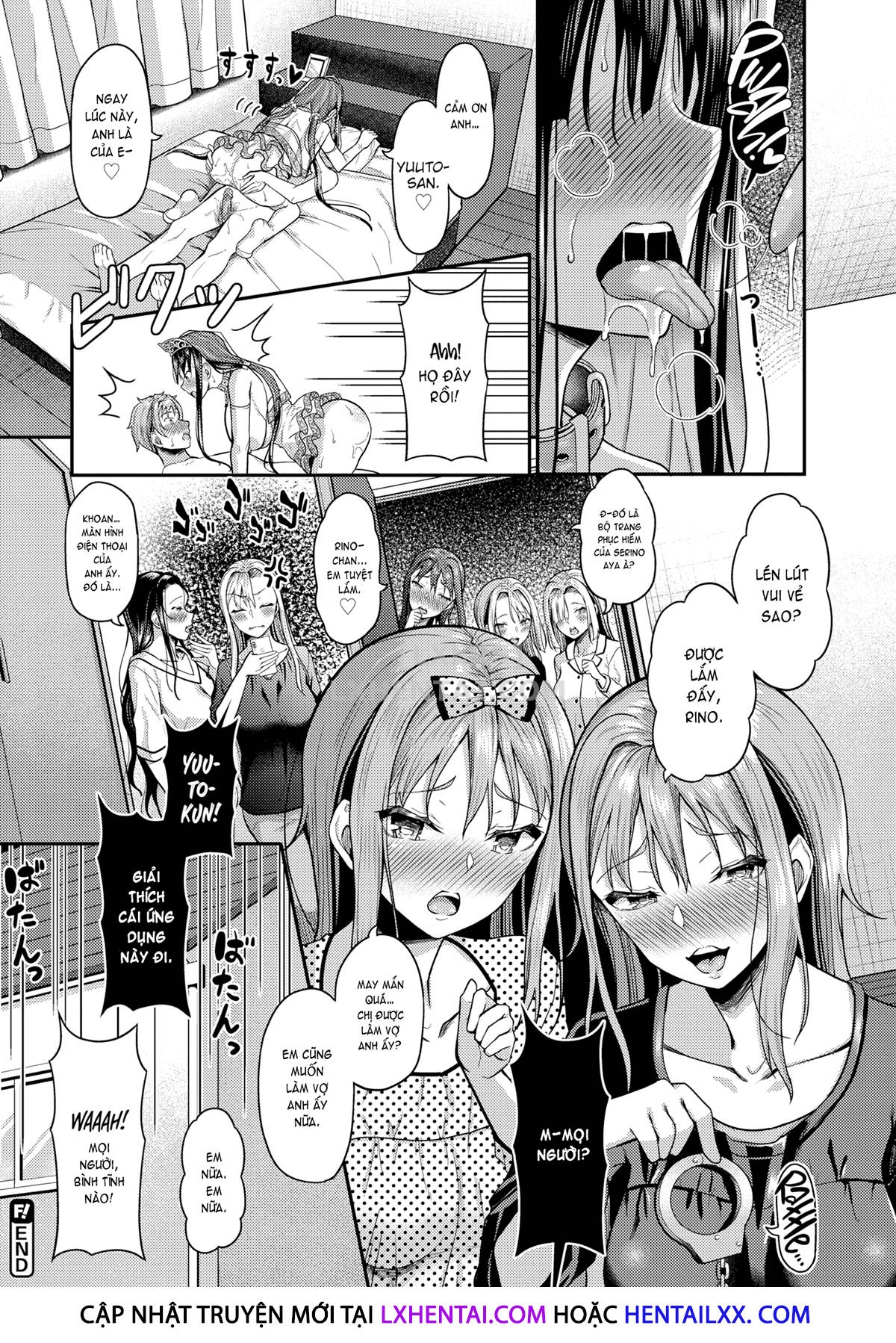 Đọc truyện hentai Ứng dụng thôi miên - Gái ngoan ra không ngừng vì cặc tôi - Chap 13 - END