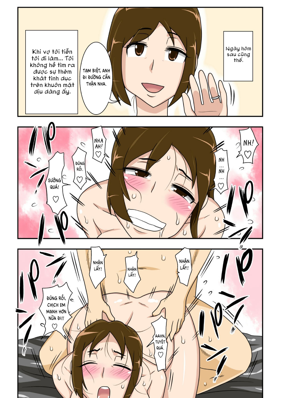 Đọc truyện hentai Tsuma no Botebara Noukou Sex - Oneshot