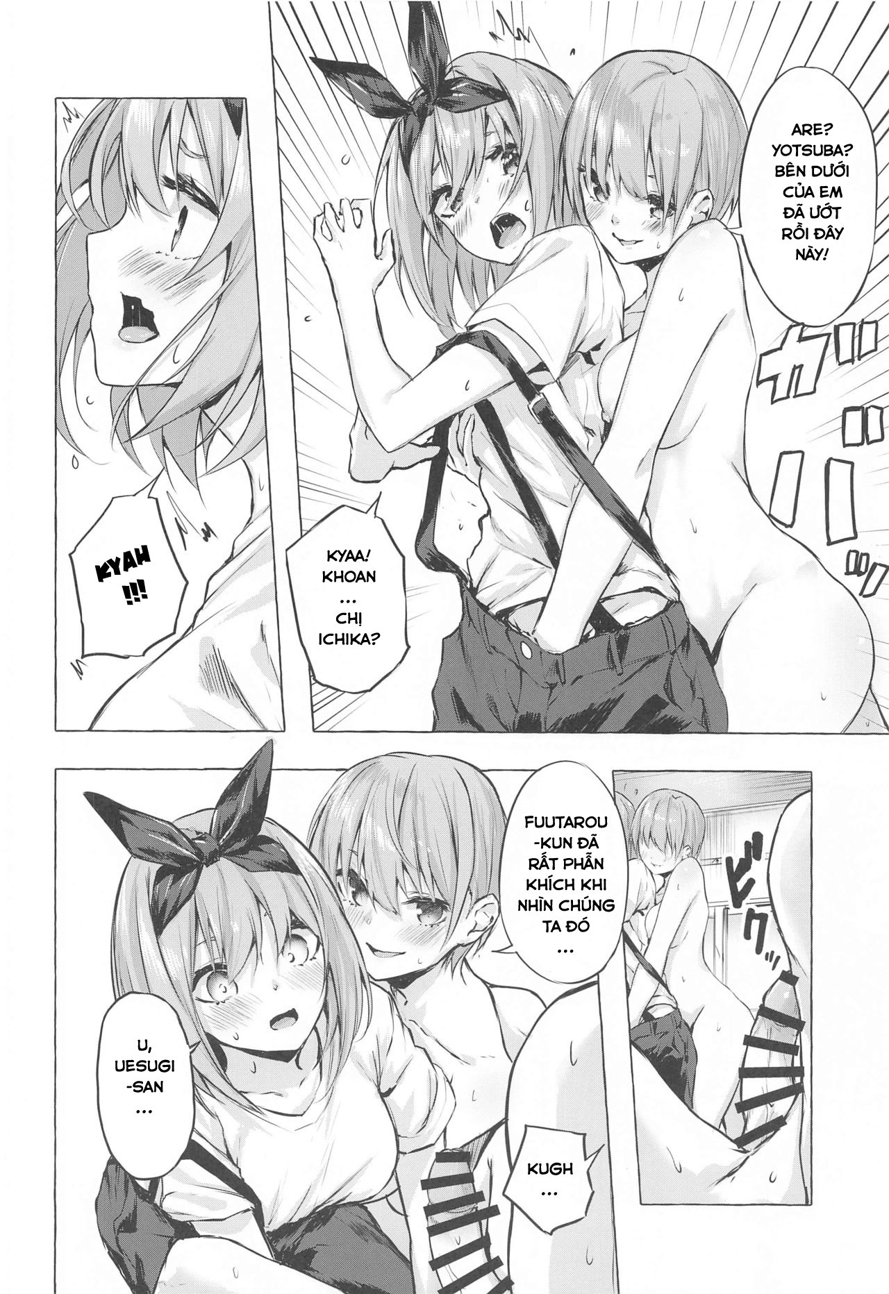 Đọc truyện hentai Hanayome no Kakuritsu (Gotoubun no Hanayome) - Oneshot
