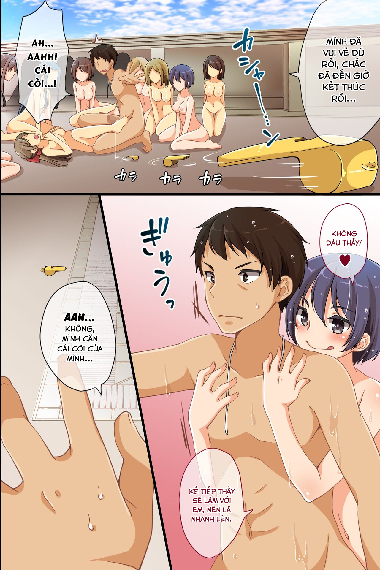 Đọc truyện hentai Joushiki Henkan Whistle - Minna no Joushiki o Kaete Shimaeba Ecchi na Koto o Yaritai Houdai - Chap 2
