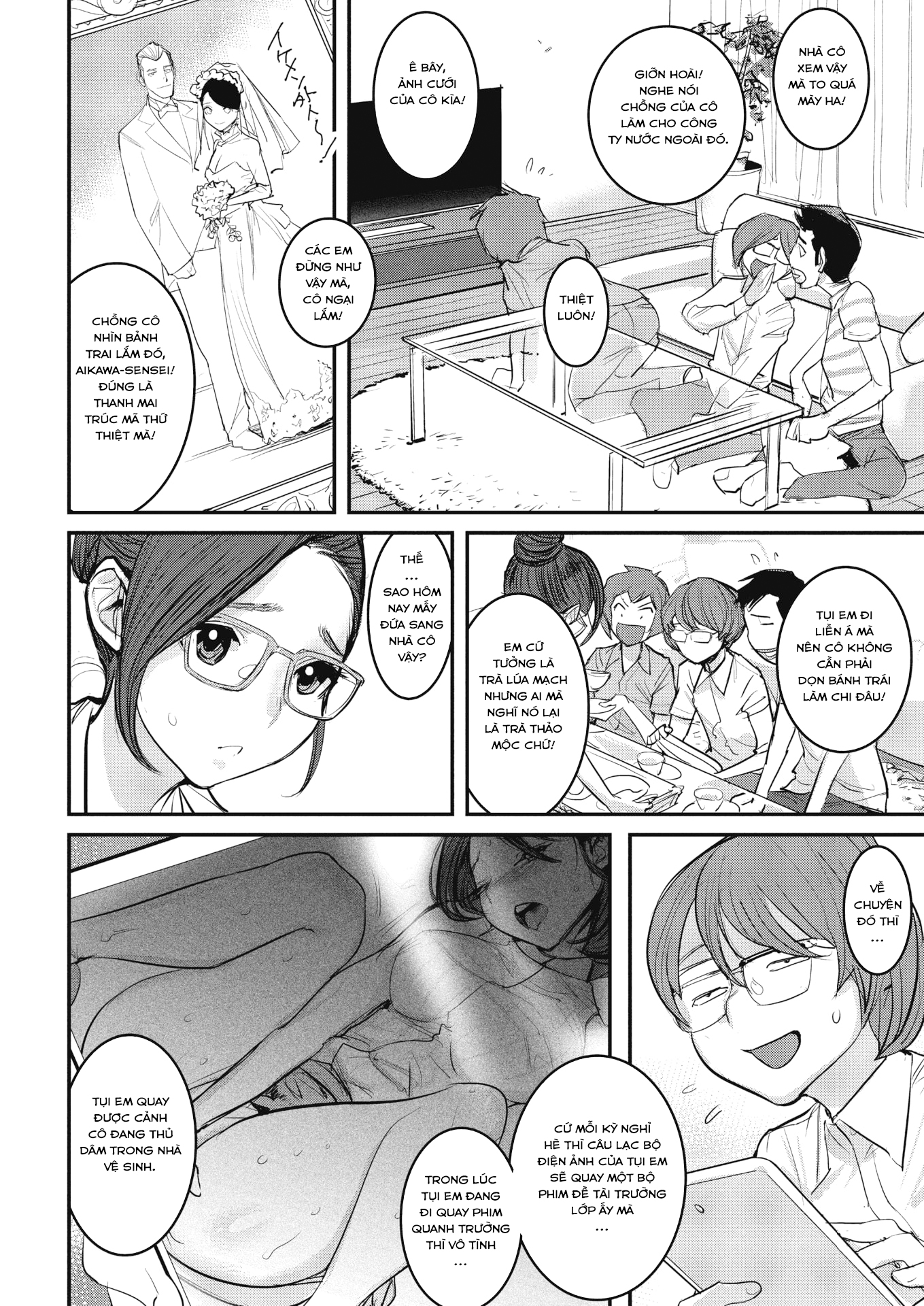 Đọc truyện hentai Đụ Thư Thái Cùng Cô Giáo Cuồng Dâm Mới Cưới Chồng! - Oneshot
