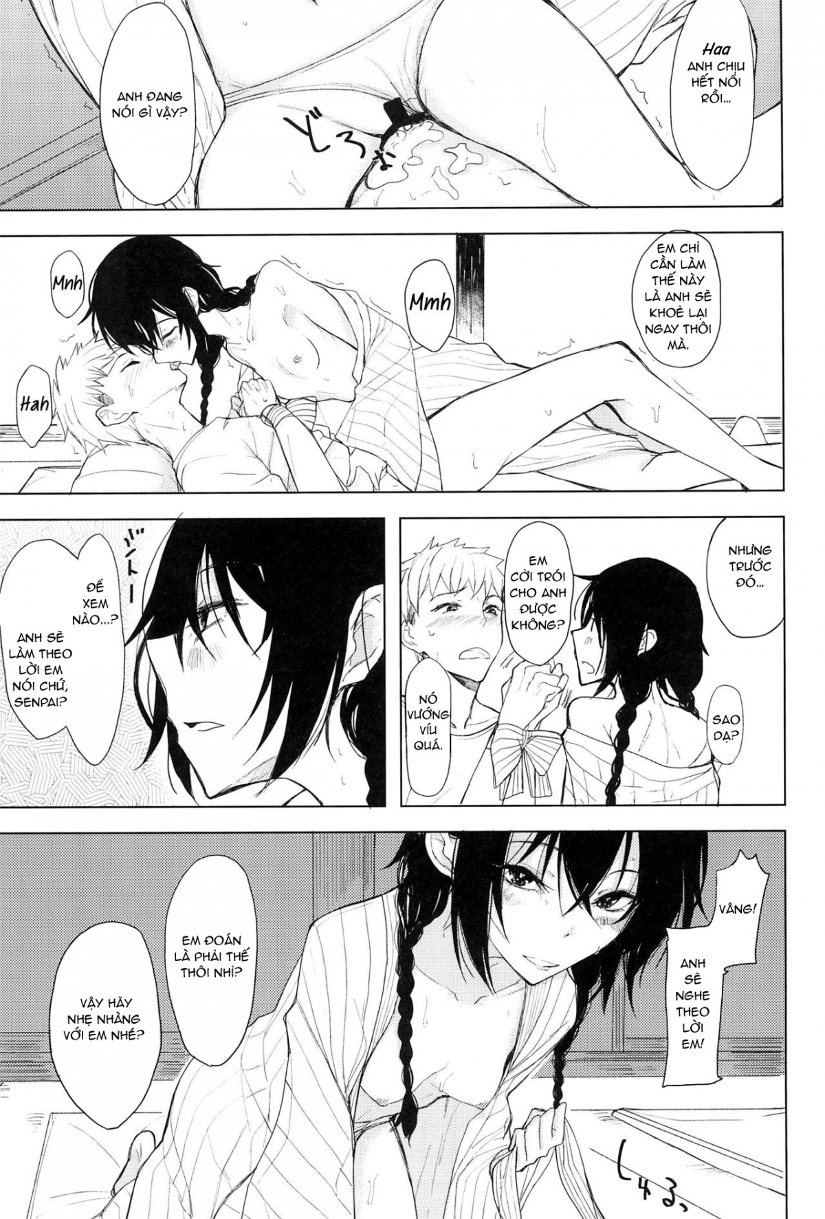Đọc truyện hentai Kouhai-chan ni Eroi Koto Sareru Hon 5 - Chap 5