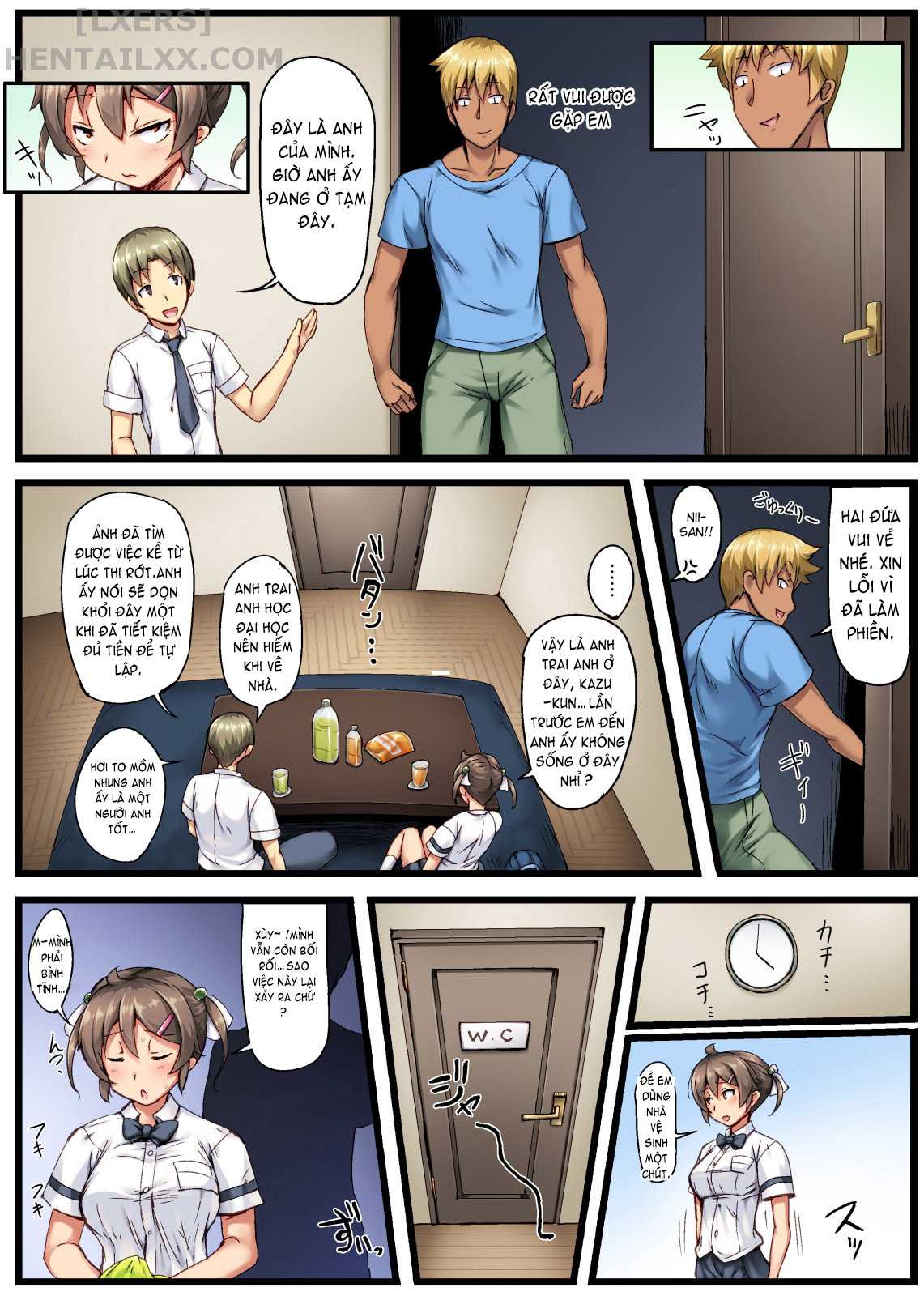 Đọc truyện hentai Otouto no Koibito ga Mukashi Choukyou Shita Motokano datta - Oneshot