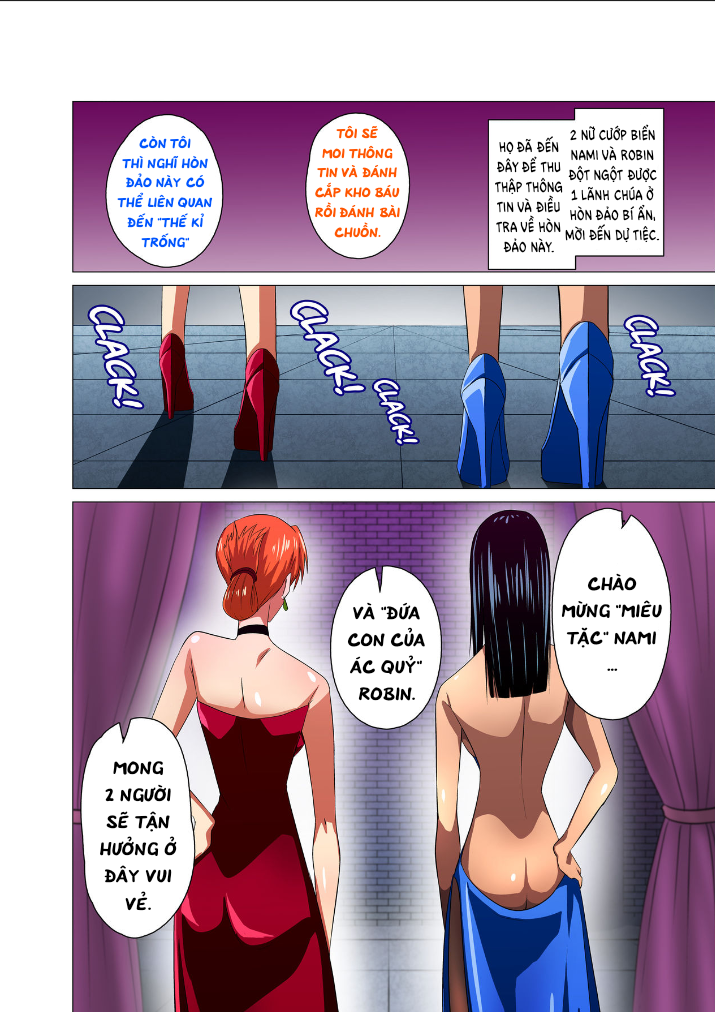 Đọc truyện hentai Onna Kaizoku ga Himitsu no Settai - Nami và Robin sa đọa quá .