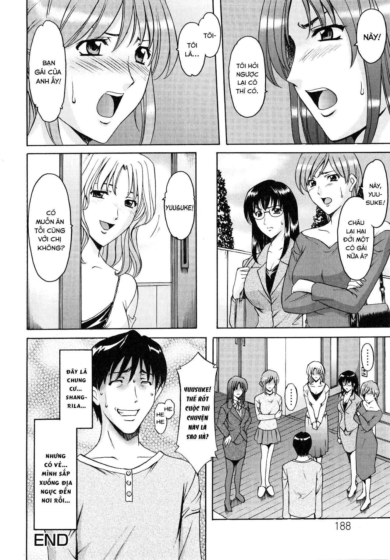 Đọc truyện hentai Yuuwaku no Toshiue Apartment - Chap 9 end
