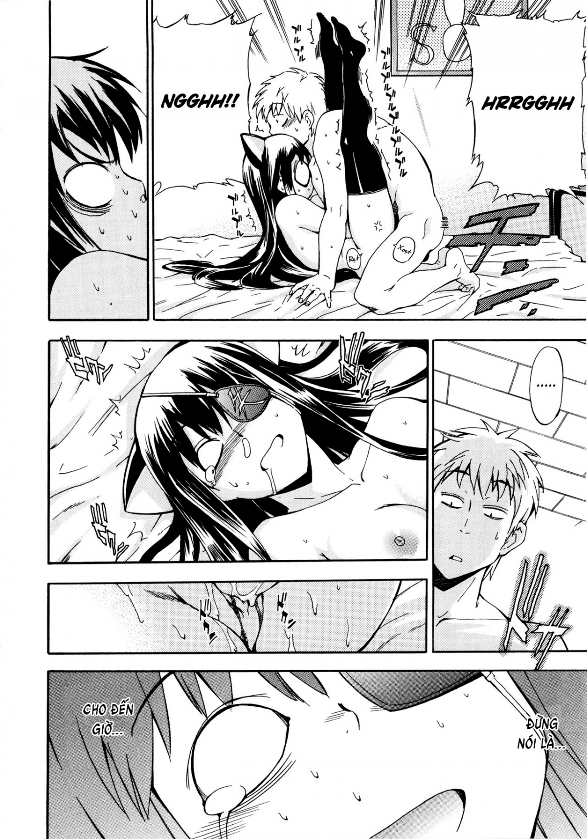 Đọc truyện hentai My Fucked-in-the-Head Younger Sister Comes in, Wearing Cat Ears and an Eyepatch - Oneshot