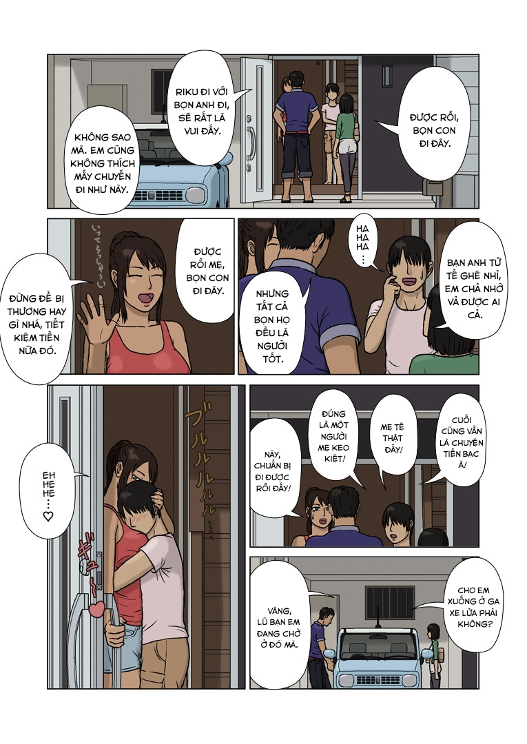 Đọc truyện hentai Cậu con trai út và người mẹ rám nắng - Oneshot