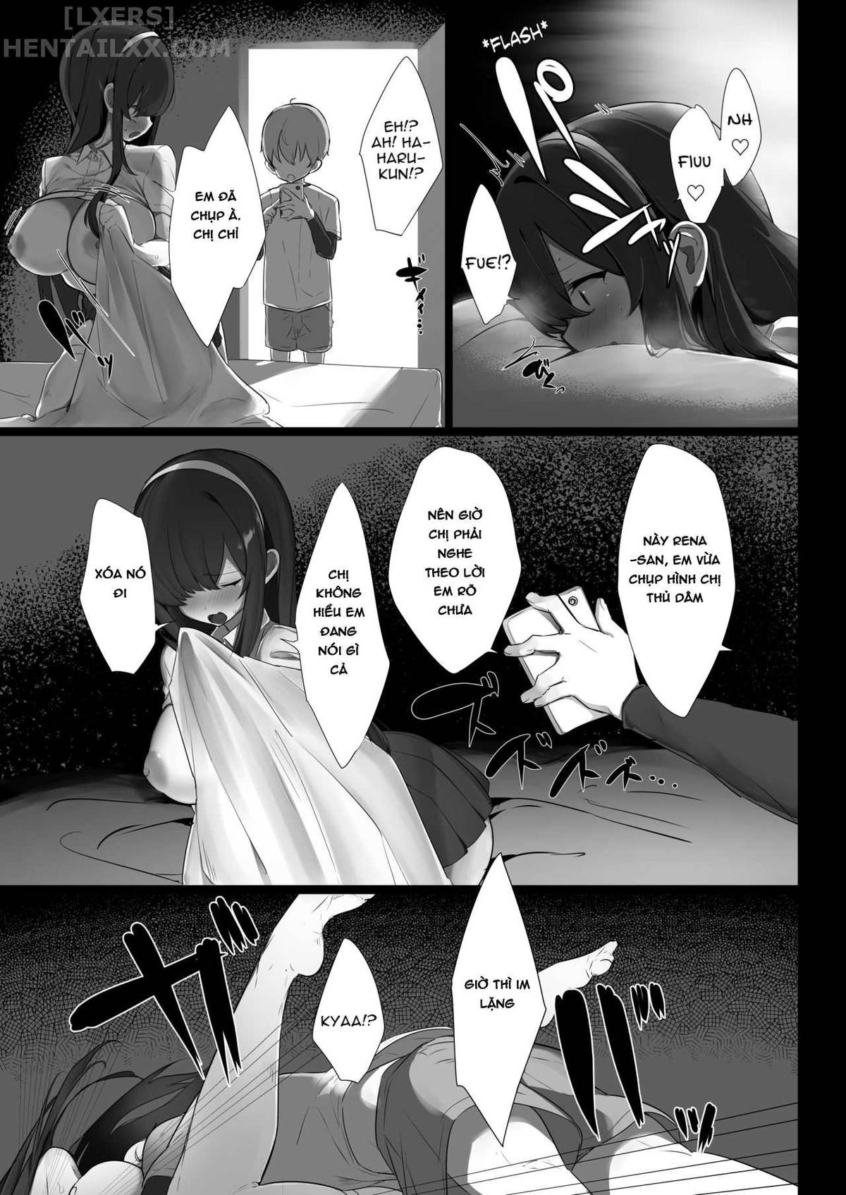 Đọc truyện hentai Haru-Kun To Odosare Futago - Oneshot