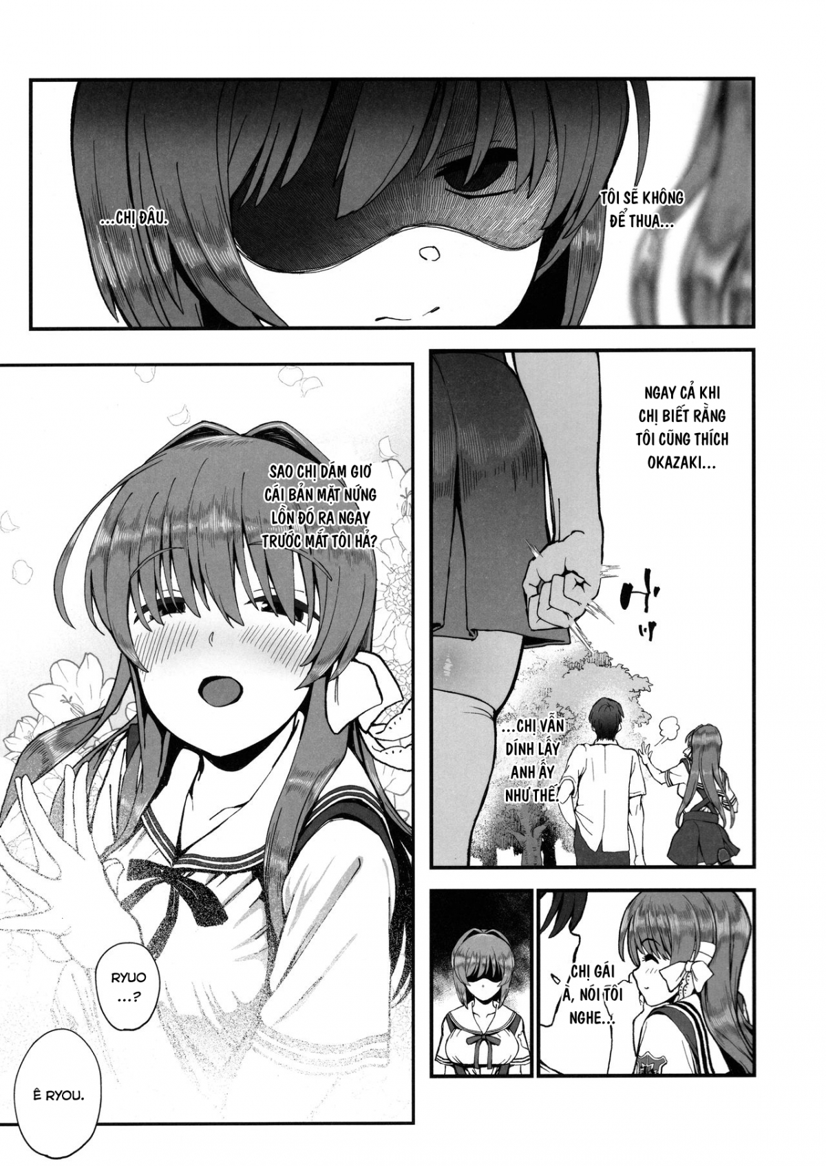 Đọc truyện hentai Korashime -Fujibayashi Kyou no Yuuutsu- - Oneshot