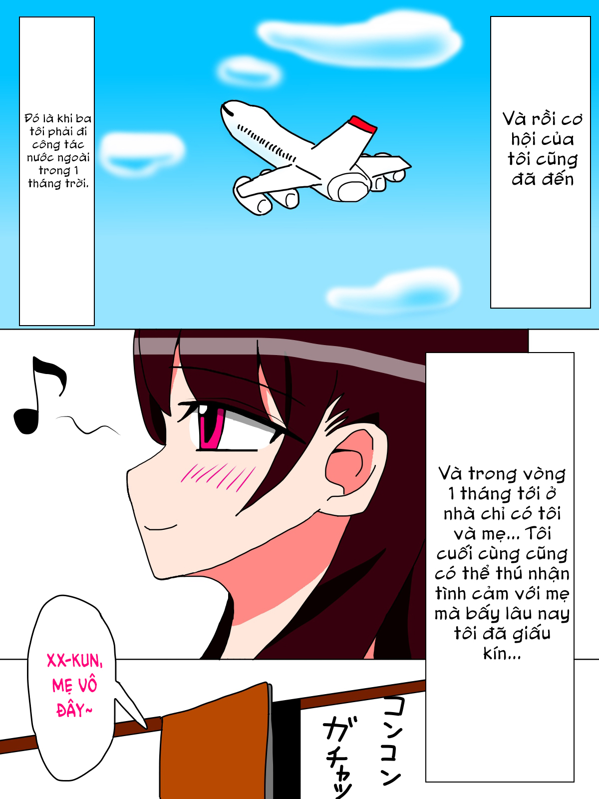 Đọc truyện hentai Boku to Kaa-san no Ikkagetsu (1&2) - Chap 1 - Mẹ đã yêu tôi rồi