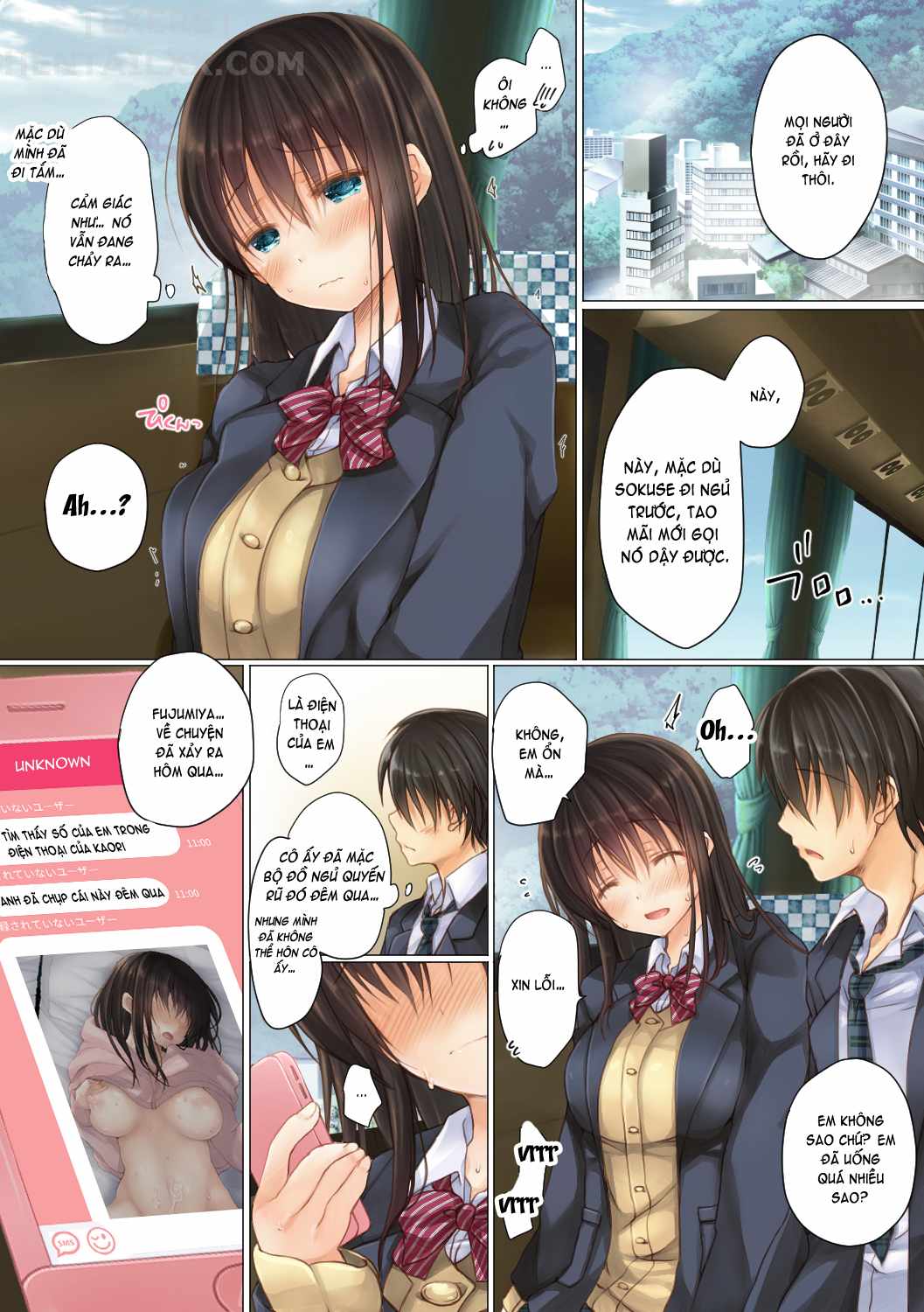 Đọc truyện hentai NTR Graduation Trip - Chap 1