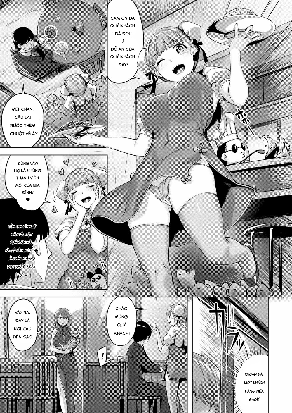 Đọc truyện hentai Cat, Rat & China girl - Oneshot