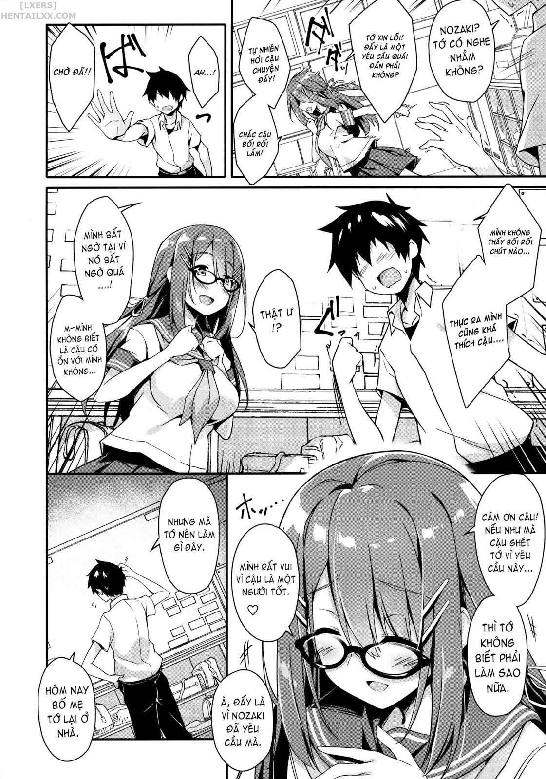 Đọc truyện hentai Akogare no Kanojo to Punt no Zureta Boku - Oneshot