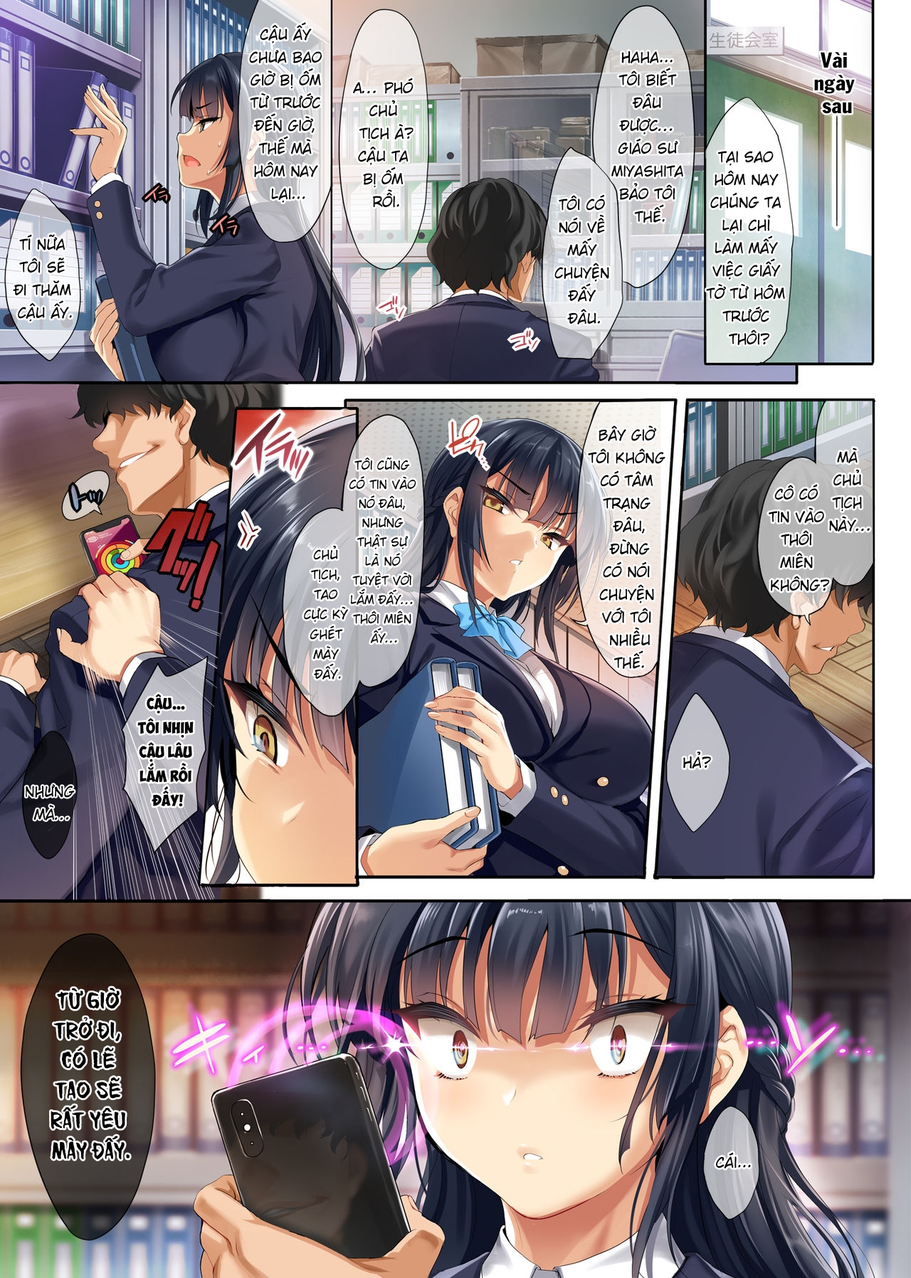 Đọc truyện hentai Huấn luyện hội trưởng với ứng dụng thôi miên. - Oneshot