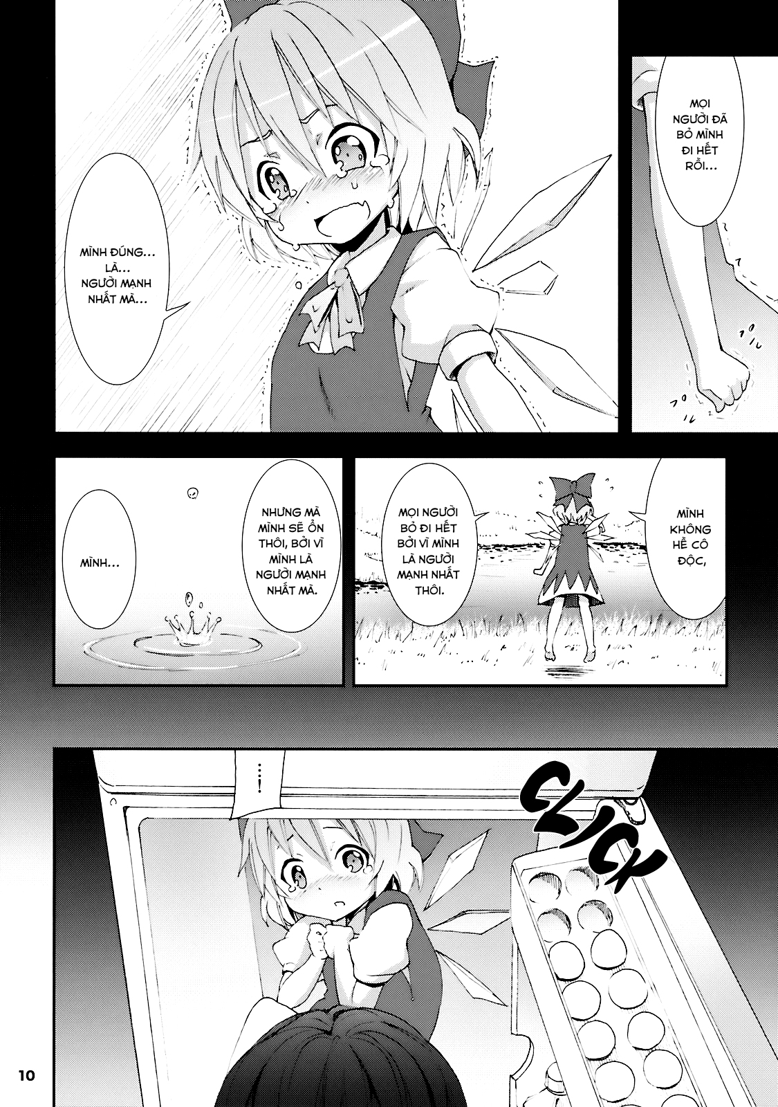 Đọc truyện hentai Nanashi và hành trình lạc vào Gensokyo - Cirno lạc vào trong tủ lạnh của tôi(Chap 1)