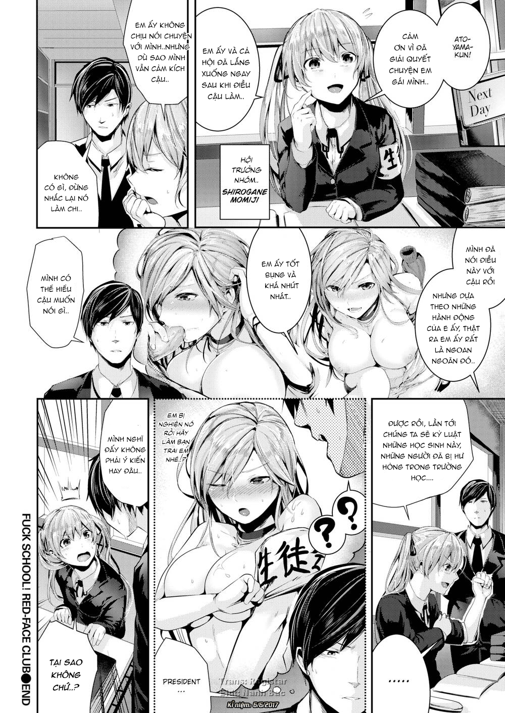 Đọc truyện hentai Milky Time (Trọn bộ) - Chap 10: Fuck School! Red-Face Club