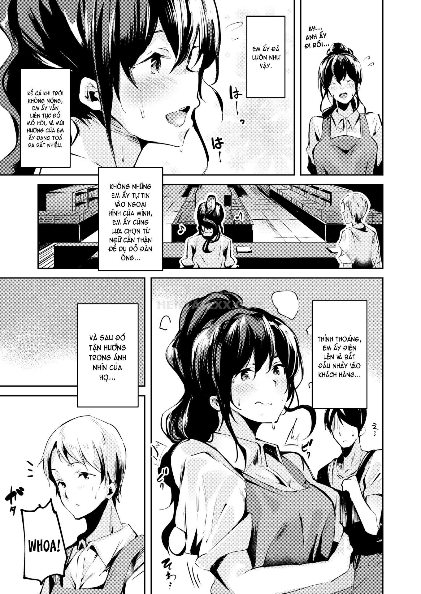Đọc truyện hentai Kamisaku-san From the Bookstore - Oneshot