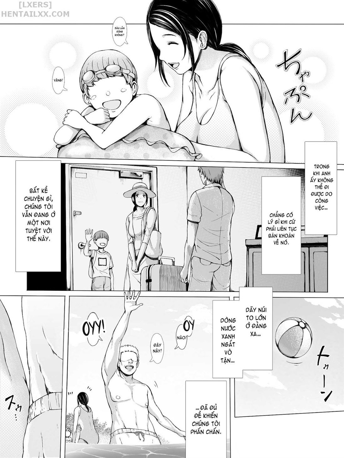 Đọc truyện hentai Hahagui Ottori Okaasan ga Toshishita Yarichin ni Nerawareru Toki - Chap 1A
