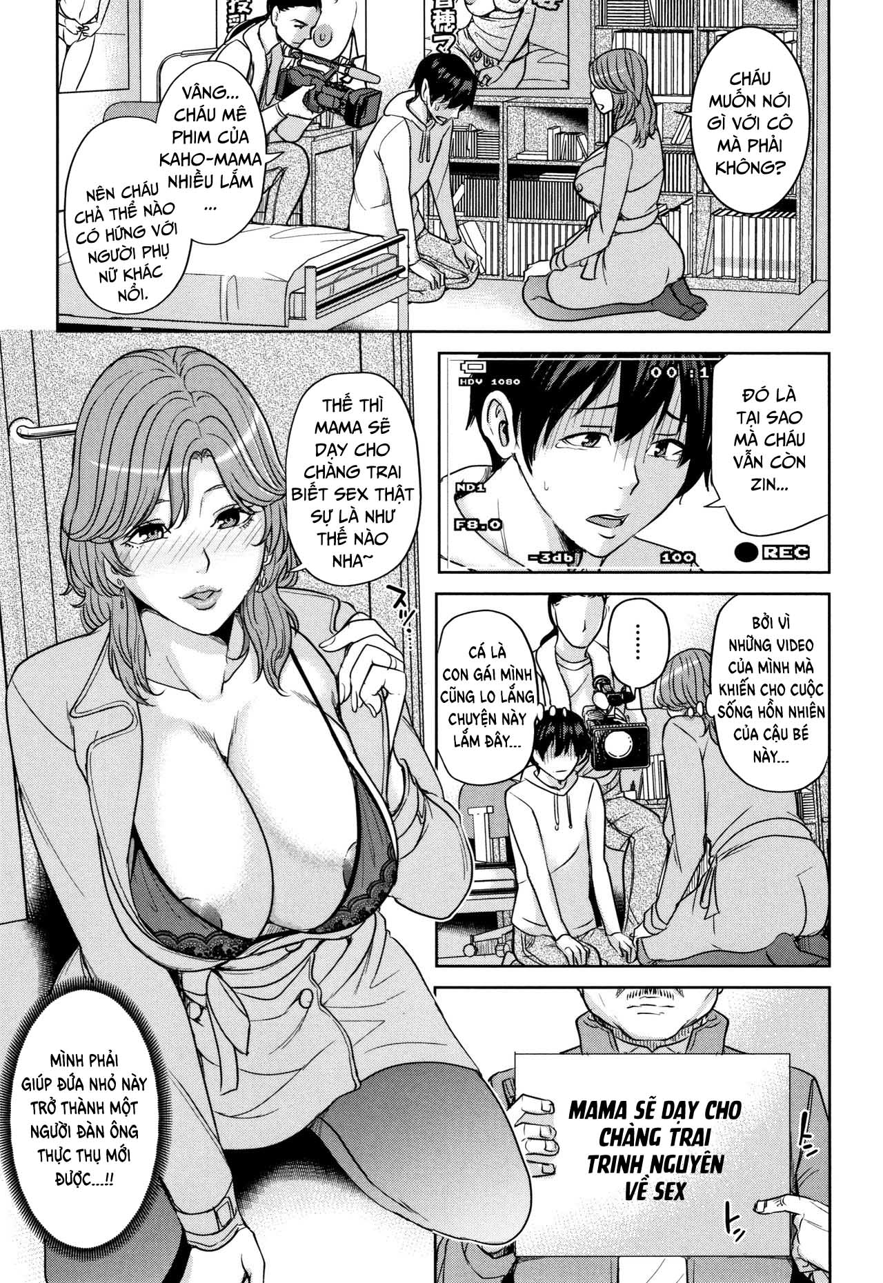 Đọc truyện hentai Kanojo no Mama to Deaikei de - Chap 6