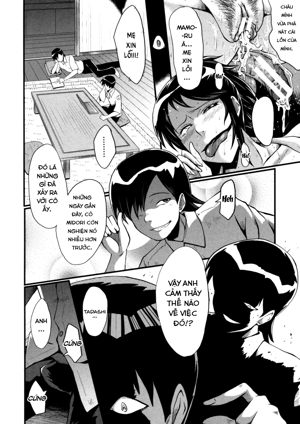 Đọc truyện hentai Haha Wa Buzama Ni Koshi O Furu ~Gogo No Seibo-Tachi~ - Chap 4